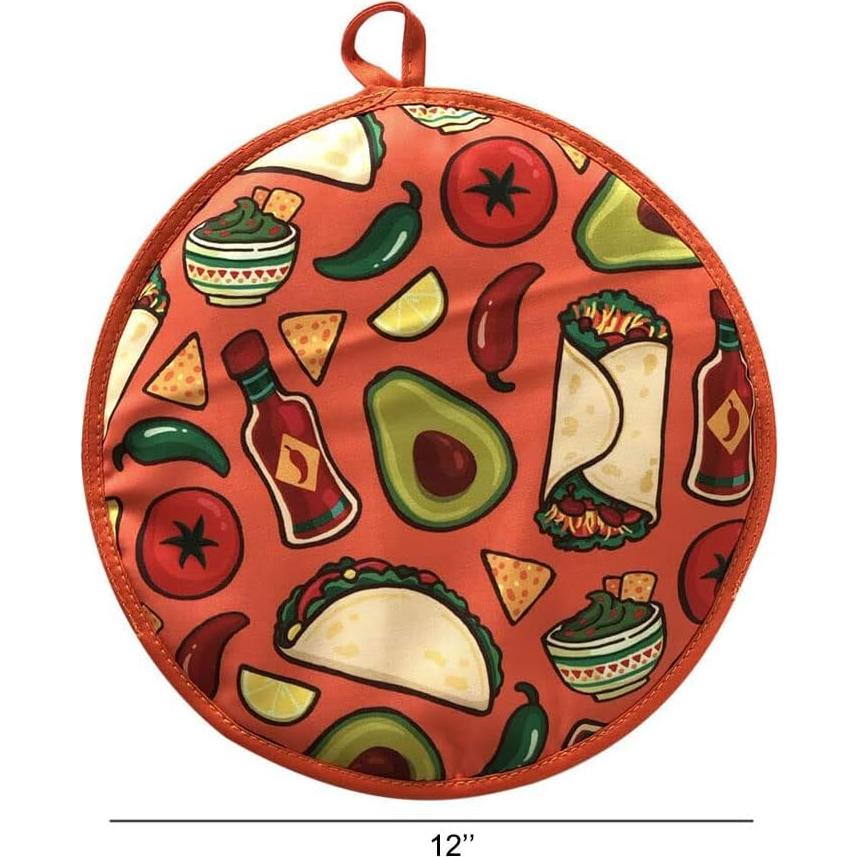 Calentador de Tortillas ZUYYON 30 cm Aislante Microondas Aguacate