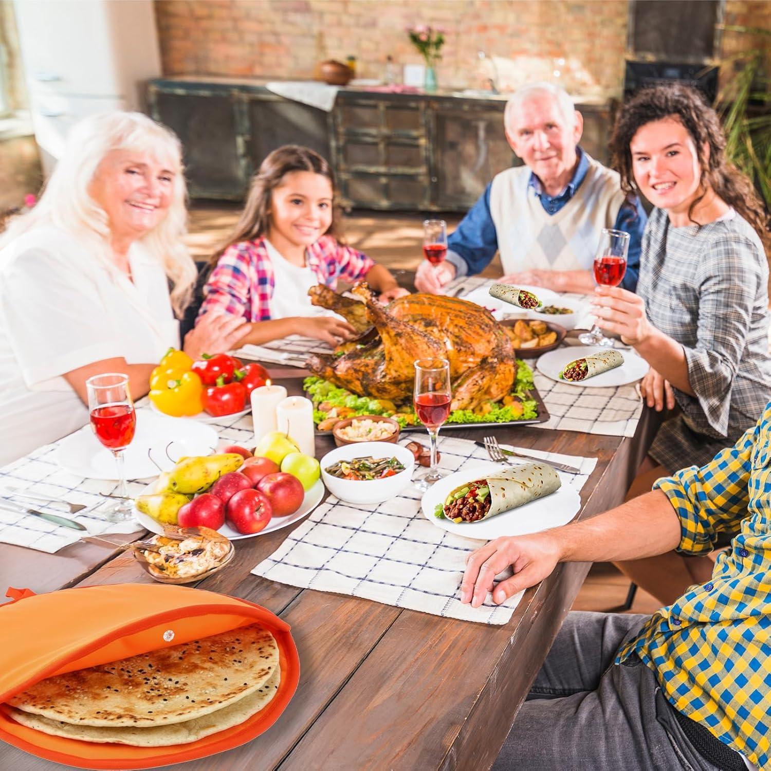 Bolsa Calentadora de Tortillas Lusofie 30.48 cm Naranja