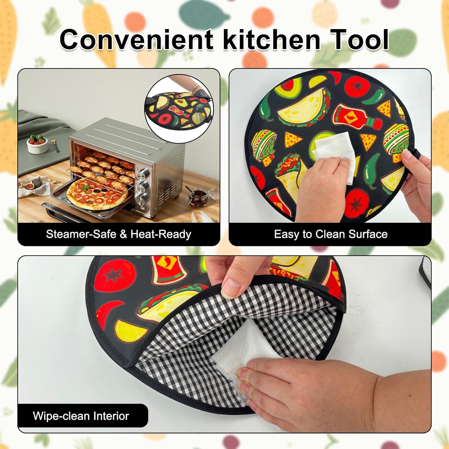 Paquete de 2 Calentadores de Tortillas Giococo 30x30 cm Aislantes