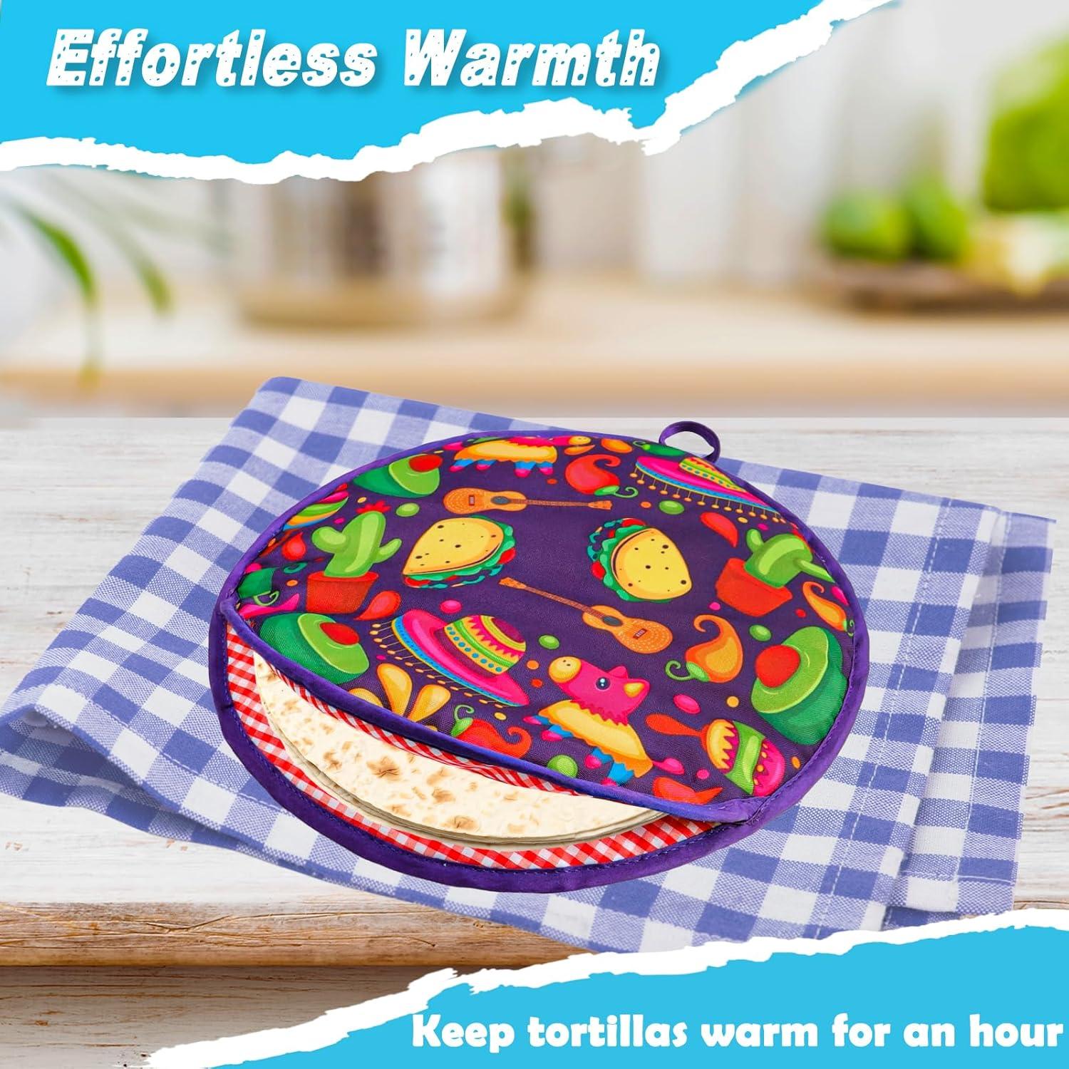 Bolsa Calentadora de Tortillas 30 cm Loghohu Multicolor
