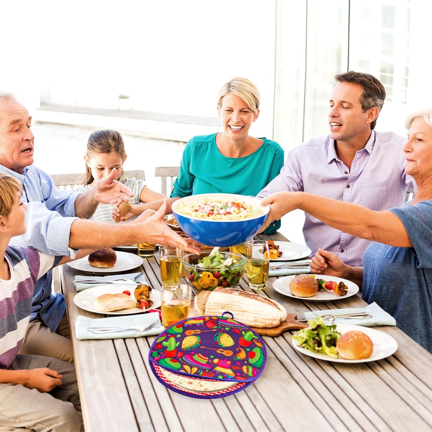 Bolsa Calentadora de Tortillas 30 cm Loghohu Multicolor
