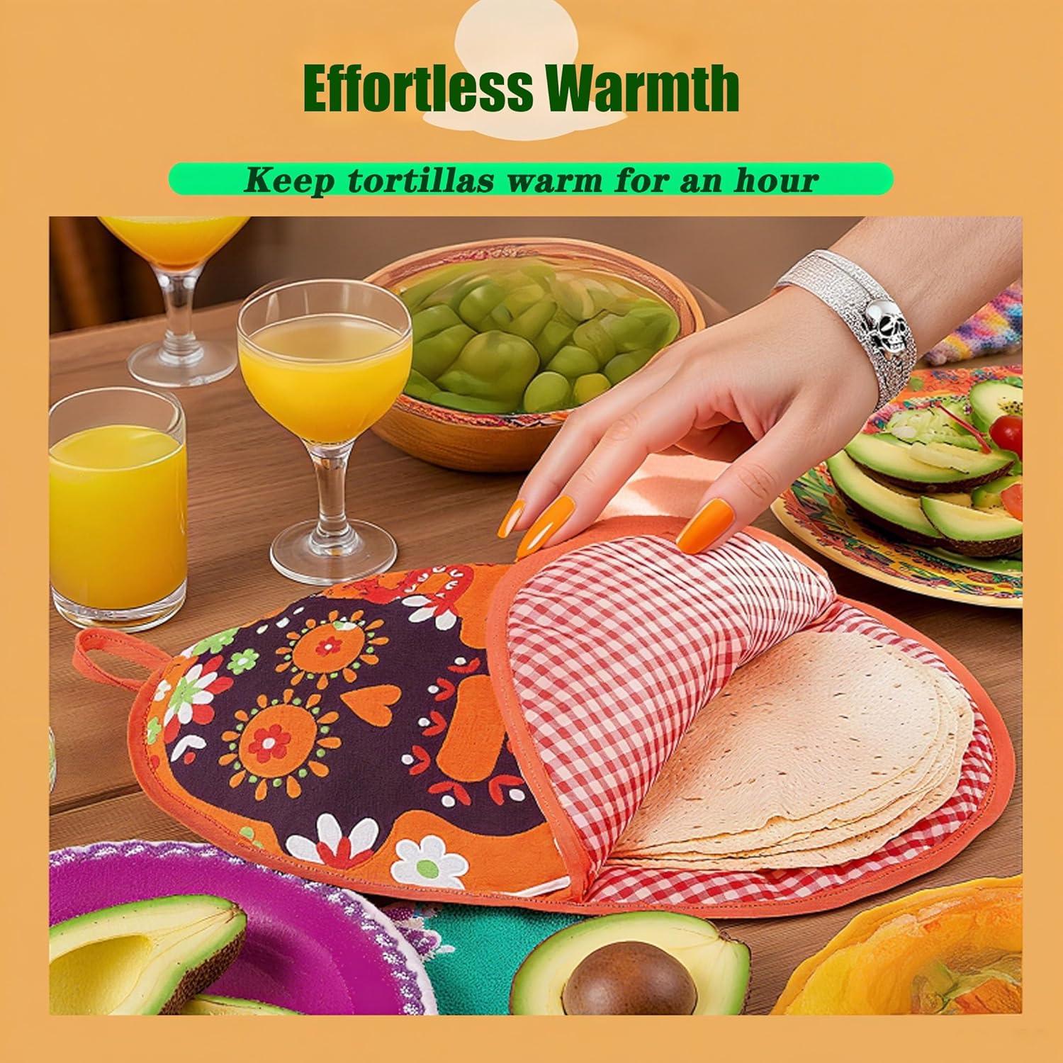 Calentador de Tortillas JRSMBCG 30 cm Aislante Naranja