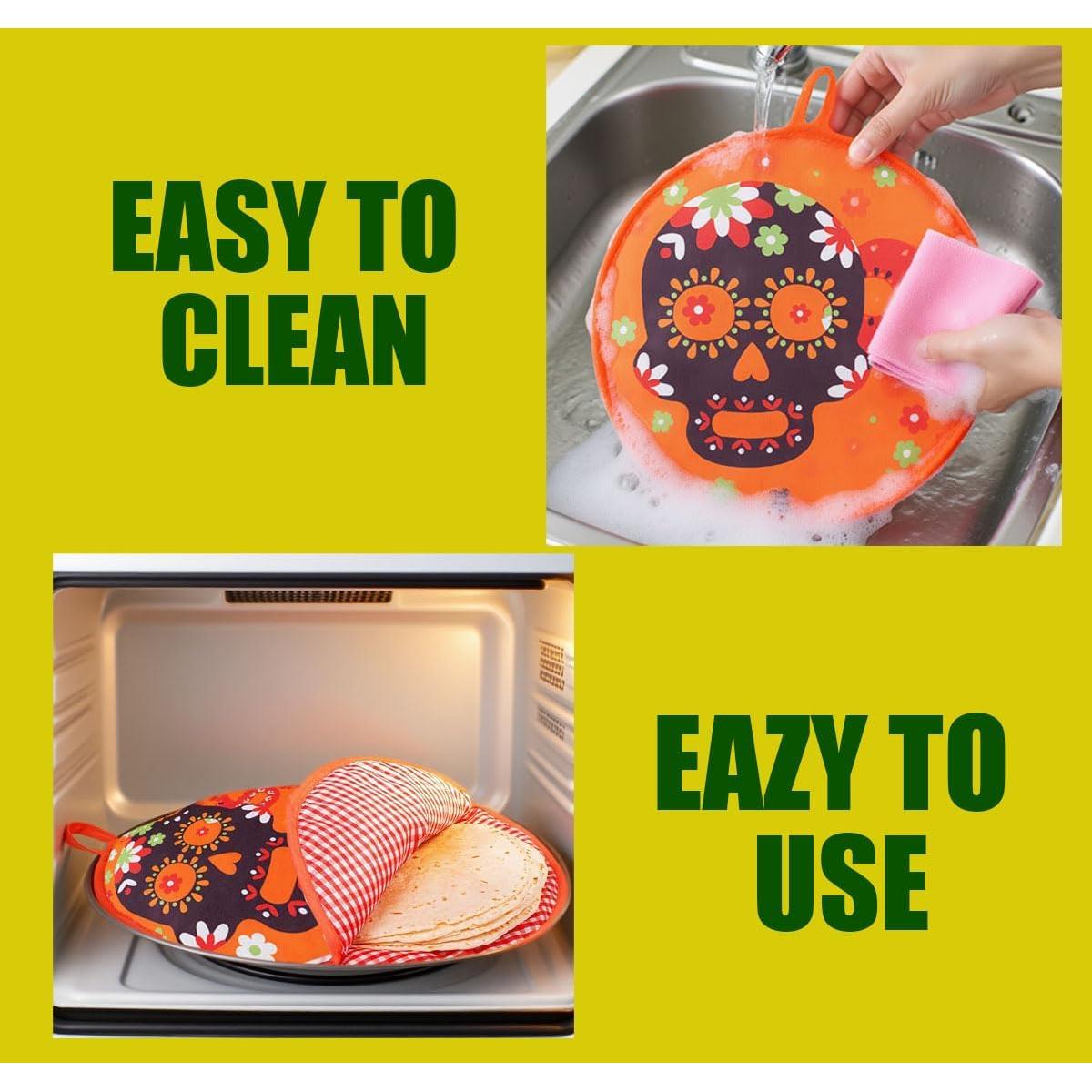 Calentador de Tortillas JRSMBCG 30 cm Aislante Naranja