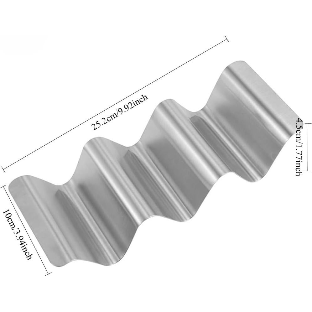 Soporte para Tacos de Acero Inoxidable NVLIKNA - 3 Ranuras