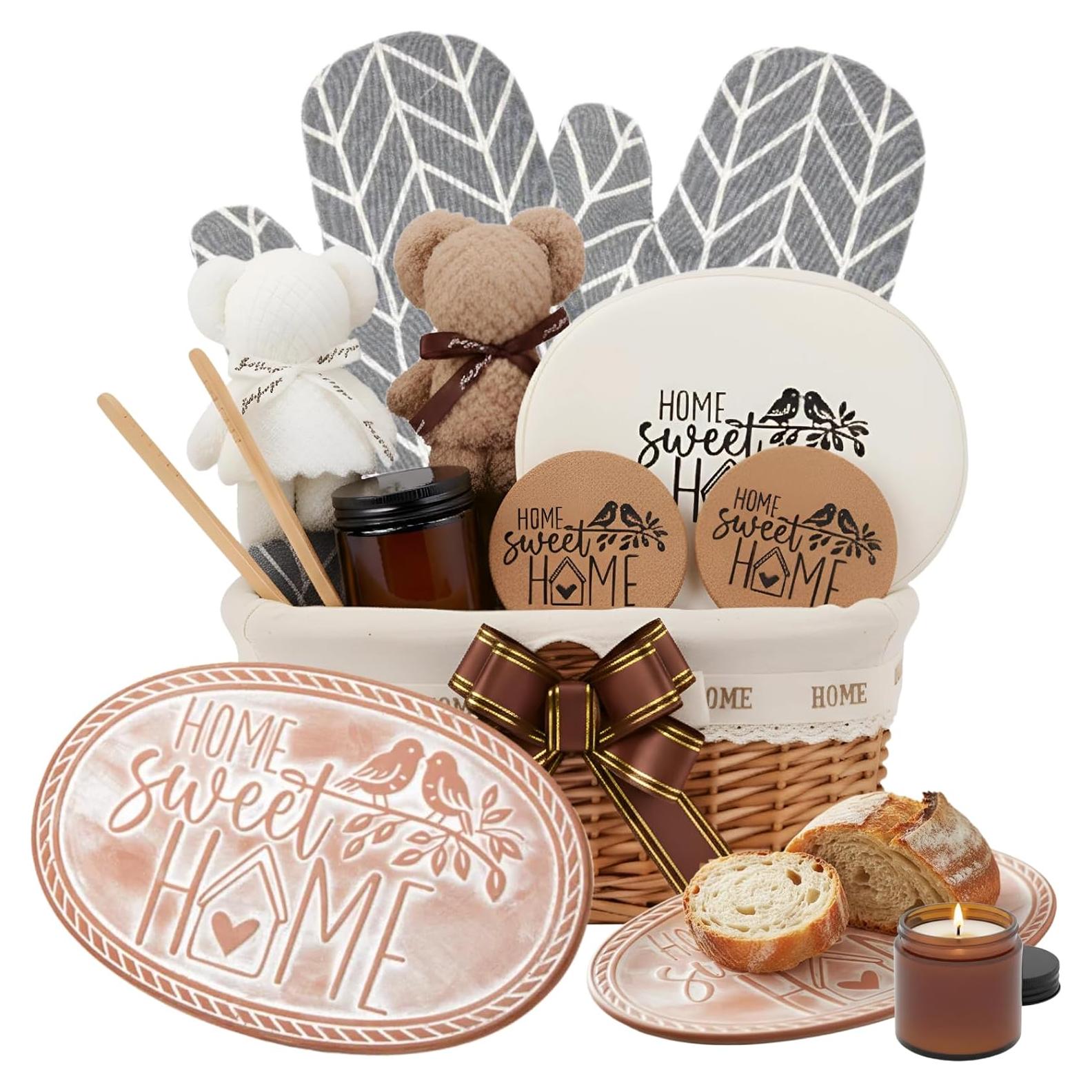 Cesta Calentadora de Pan Romooa con Piedra y Tapa 30x22 cm