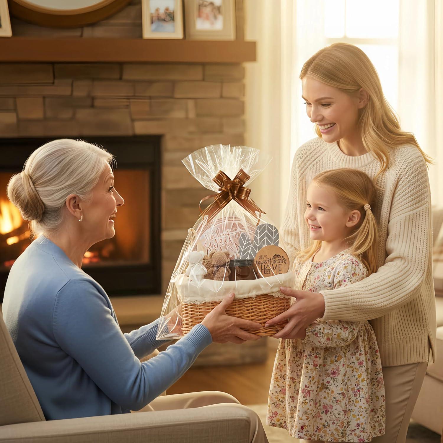 Cesta Calentadora de Pan Romooa con Piedra y Tapa 30x22 cm