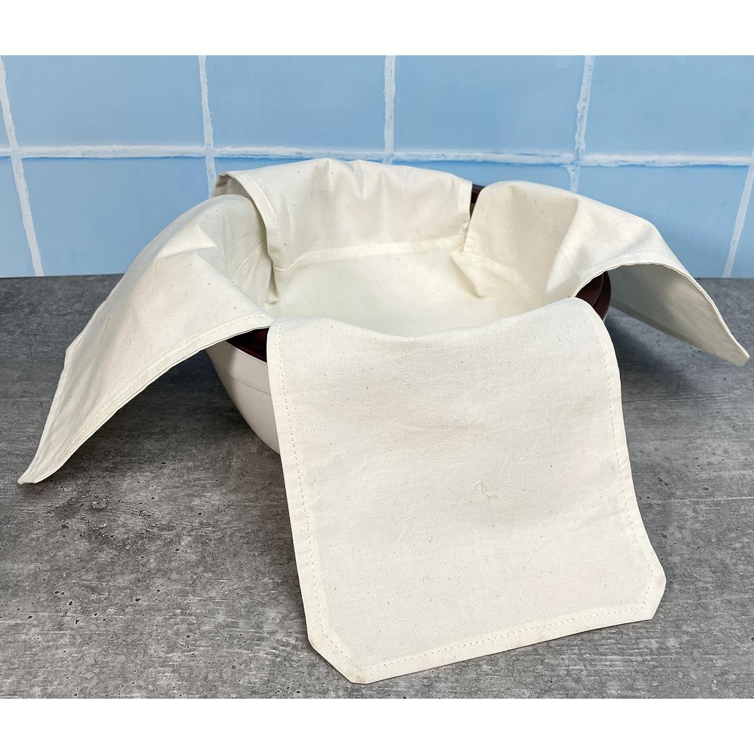 Envoltura de Tela de Algodón Doble Capa para Chapati 18x18cm