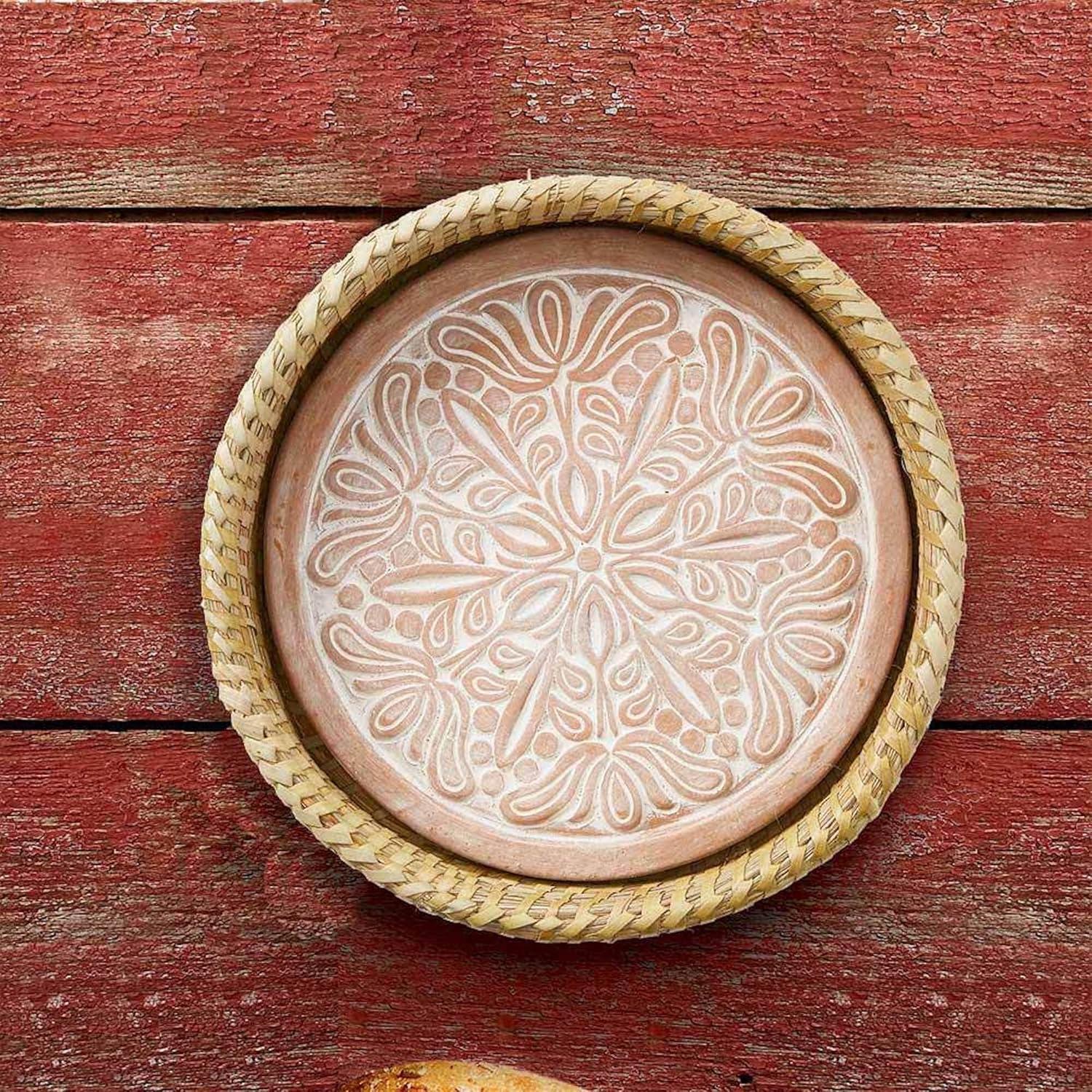 Cesta de Pan Redonda Better World Bio con Calentador de Terracota