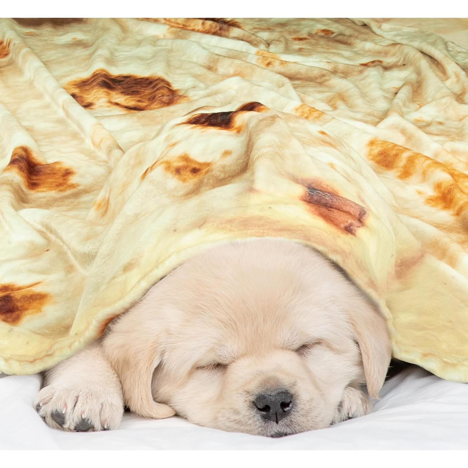 Manta de Tortilla QiyI 72" (183cm) Doble Cara Franela Suave