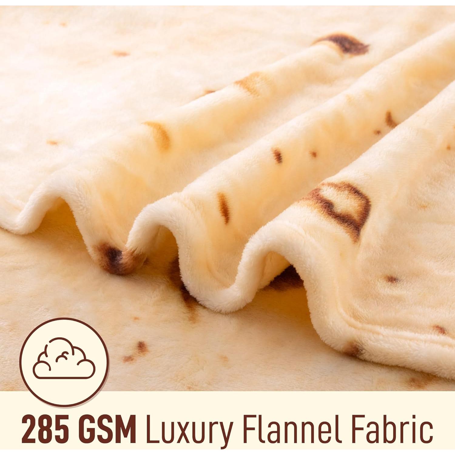 Manta de Tortilla Zulay 152.4 cm Franela Suave 285 GSM