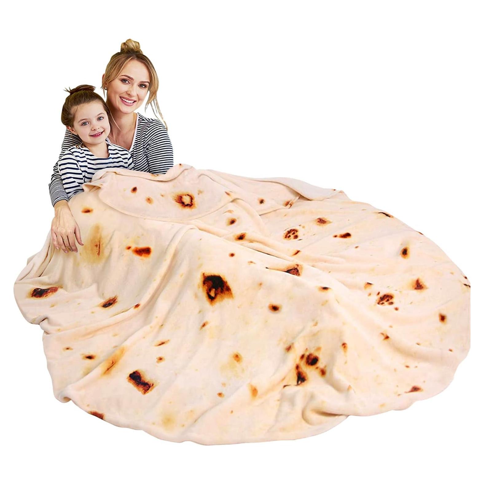 Manta de Tortilla Burrito Hatisan 180 cm Franela Suave