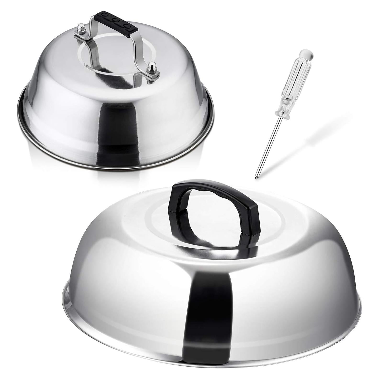 Domo para Derretir Queso HaSteeL 2 Piezas 30.48cm y 22.86cm