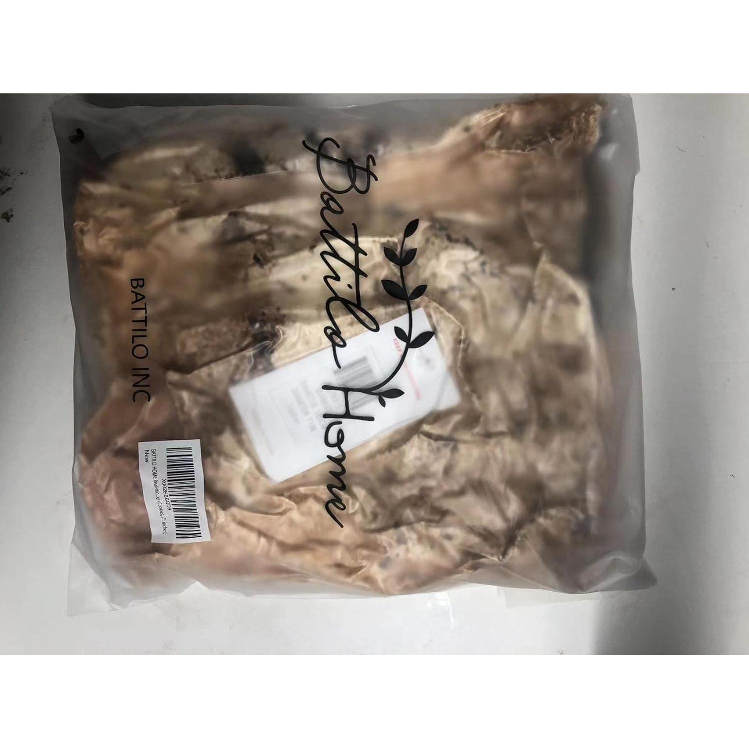 Manta de Donut Rosa BATTILO HOME 150x150 cm Suave y Divertida