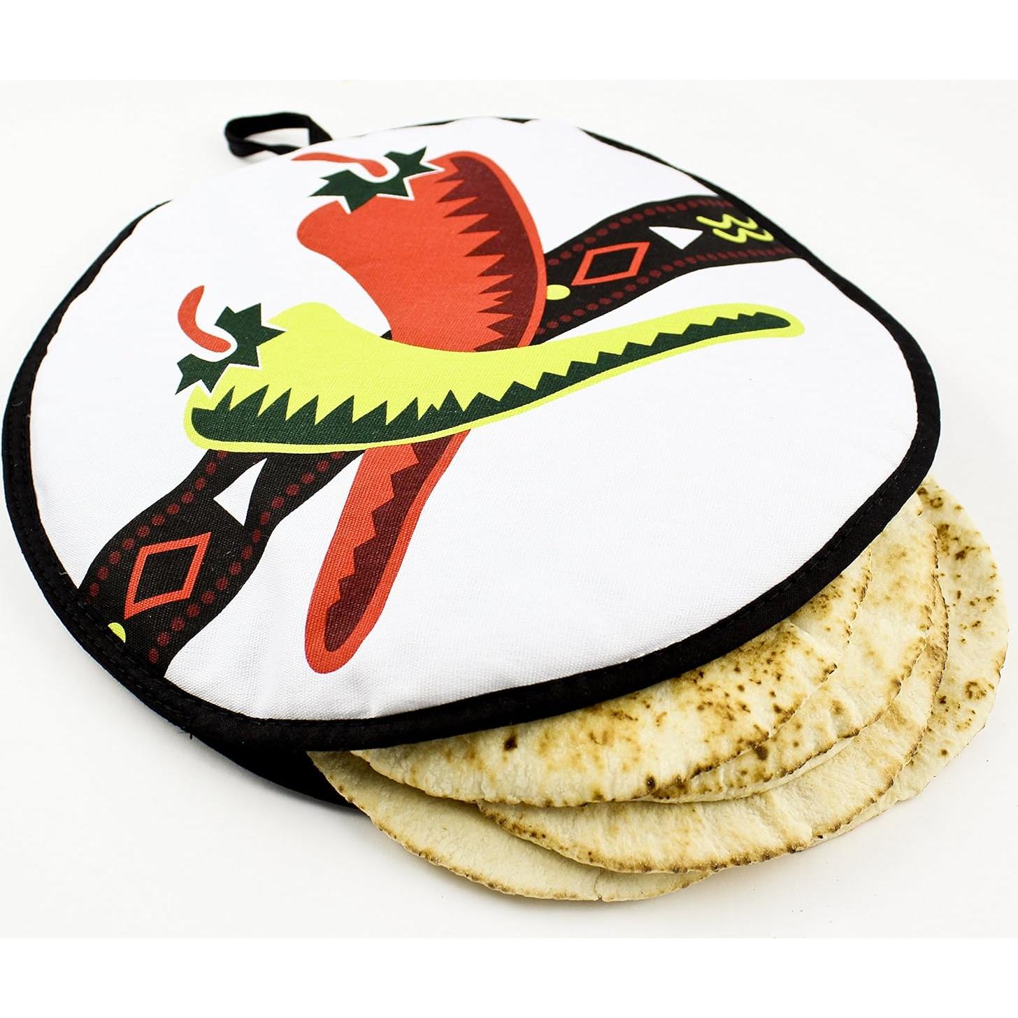 Calentador de Tortillas Zoie + Chloe 30.48 cm Pimientos Microondas