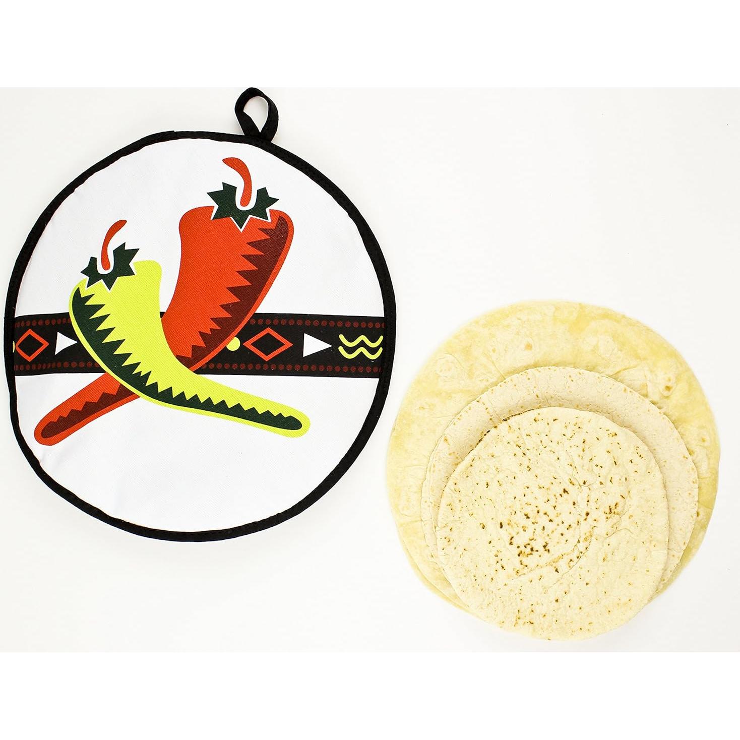 Calentador de Tortillas Zoie + Chloe 30.48 cm Pimientos Microondas