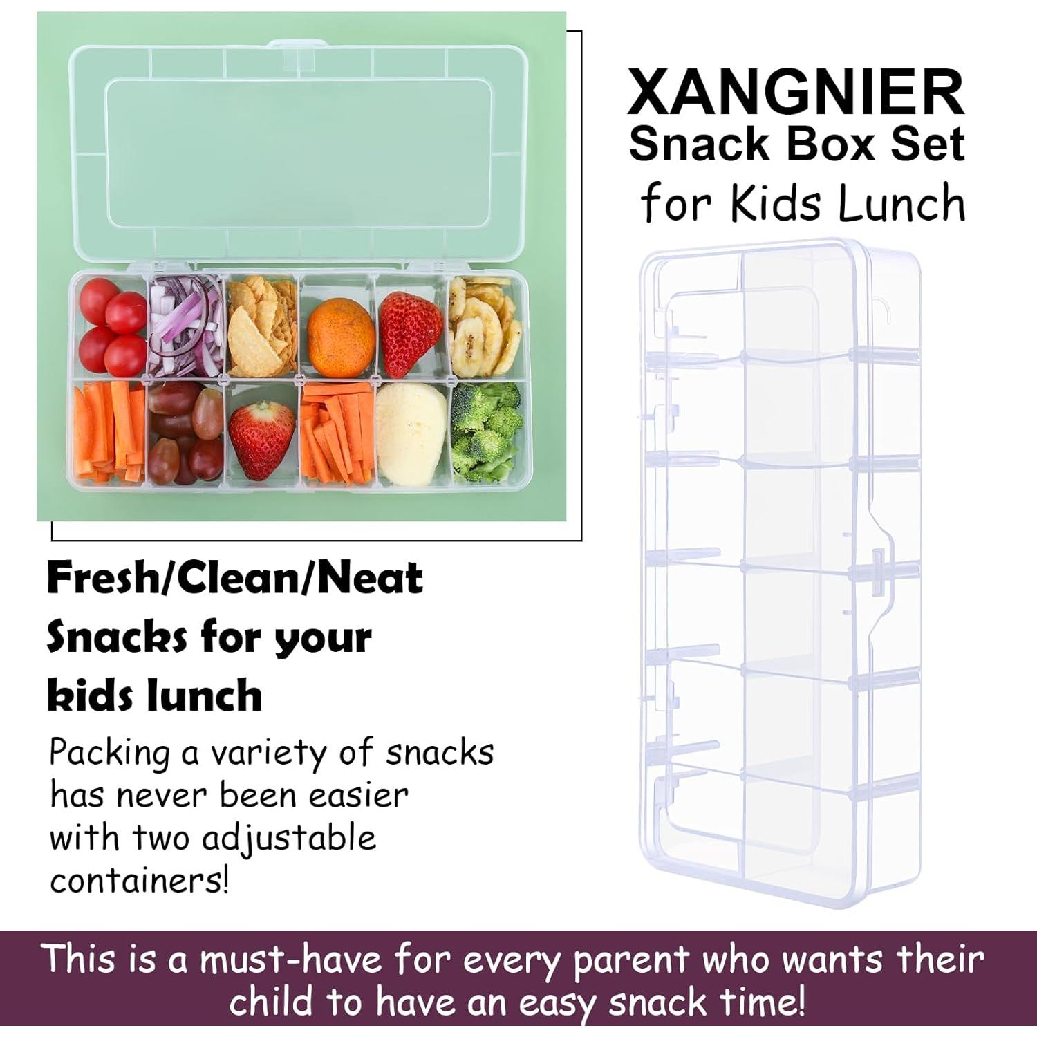 Contenedor de Snack XANGNIER 12 Compartimentos Reutilizable