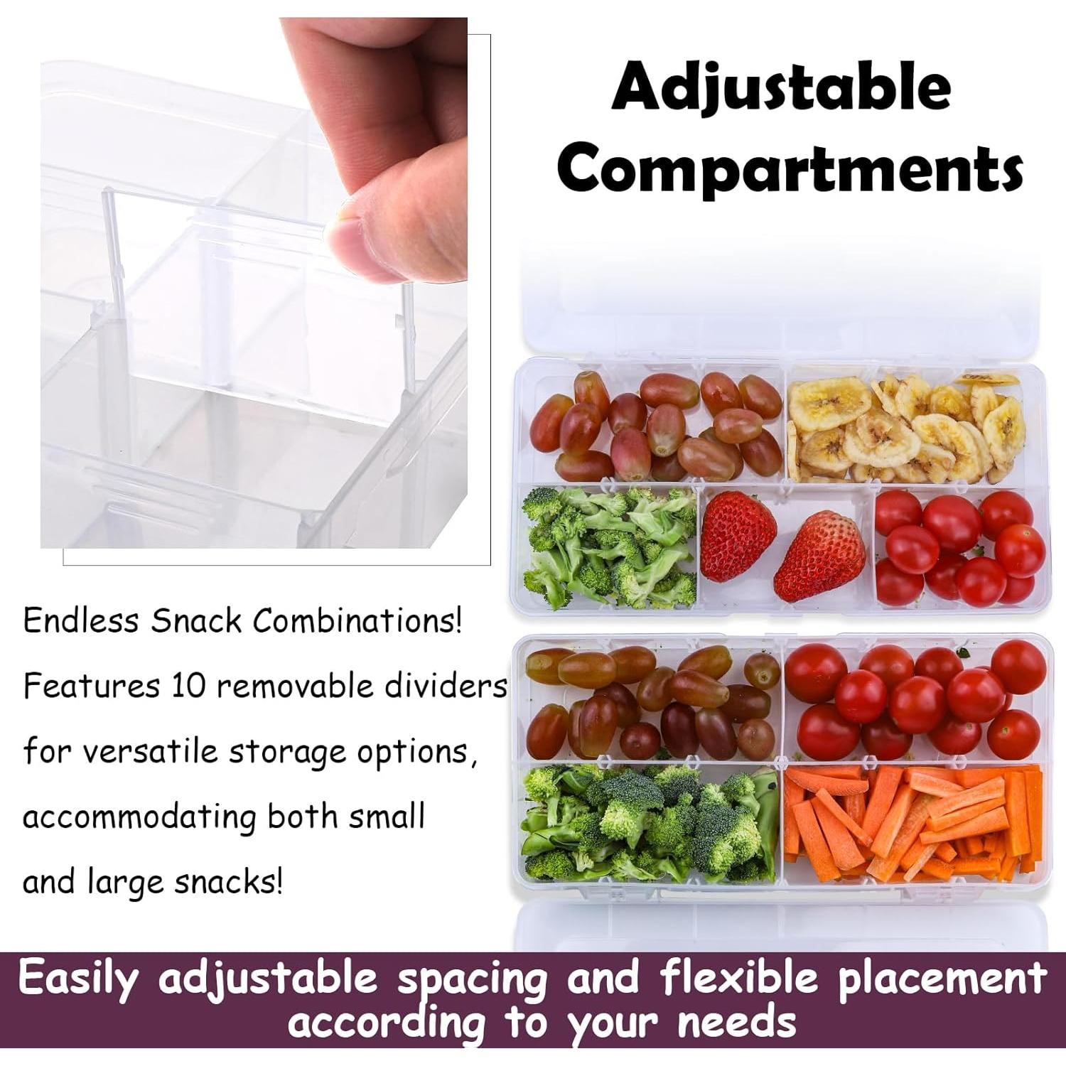 Contenedor de Snack XANGNIER 12 Compartimentos Reutilizable