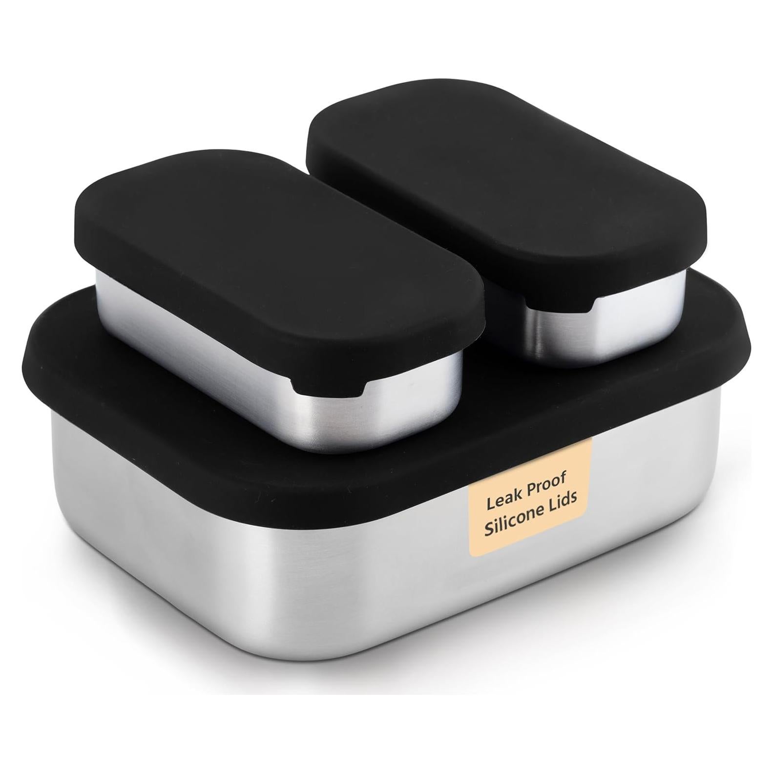 Contenedor de Almuerzo de Acero Inoxidable Modaniam 3 Compartimentos