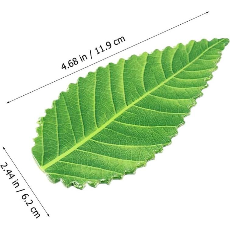 Hojas Decorativas para Sushi Kichvoe - 200 Piezas Verde