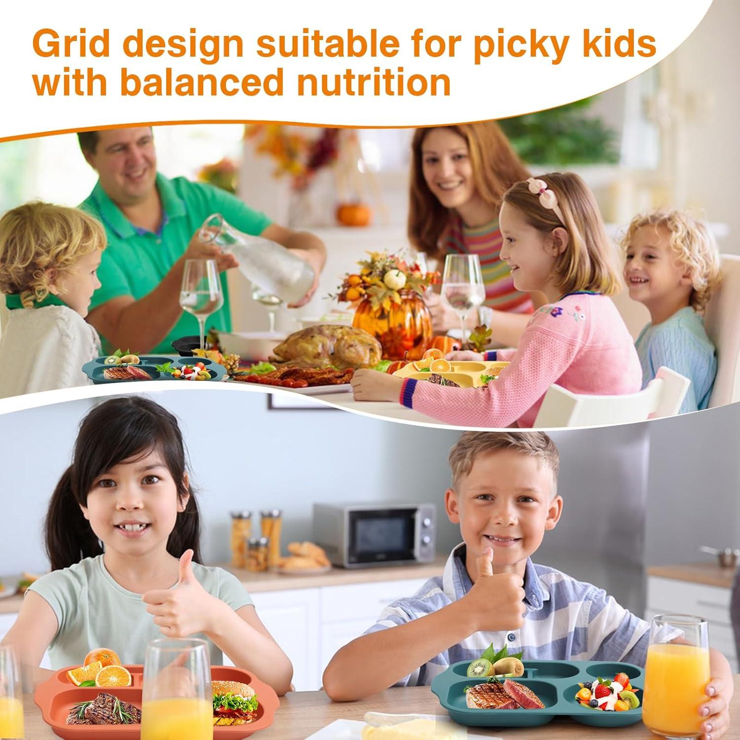 Platos Divididos Reutilizables DYB DONGYONGBAO 30.48 cm 8 Piezas