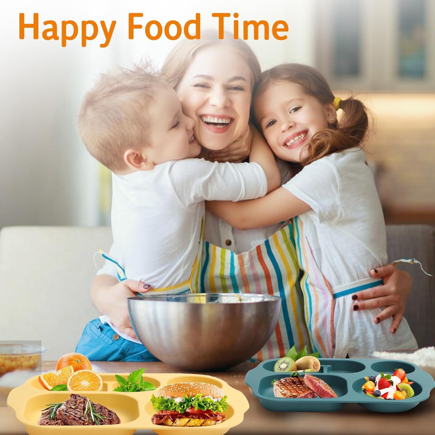 Platos Divididos Reutilizables DYB DONGYONGBAO 30.48 cm 8 Piezas