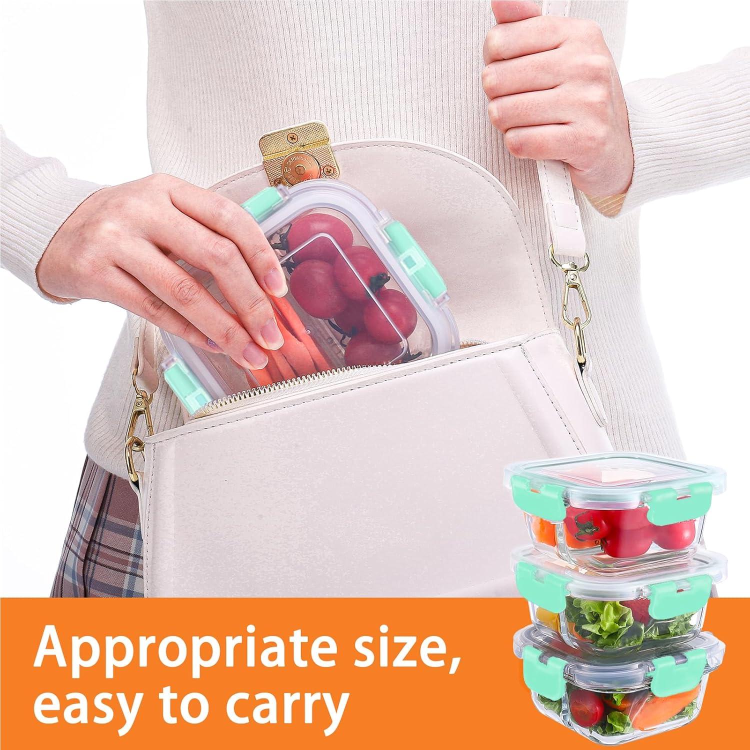 Contenedores de Comida Bariátrica Nafhone 3 Piezas 0.24L