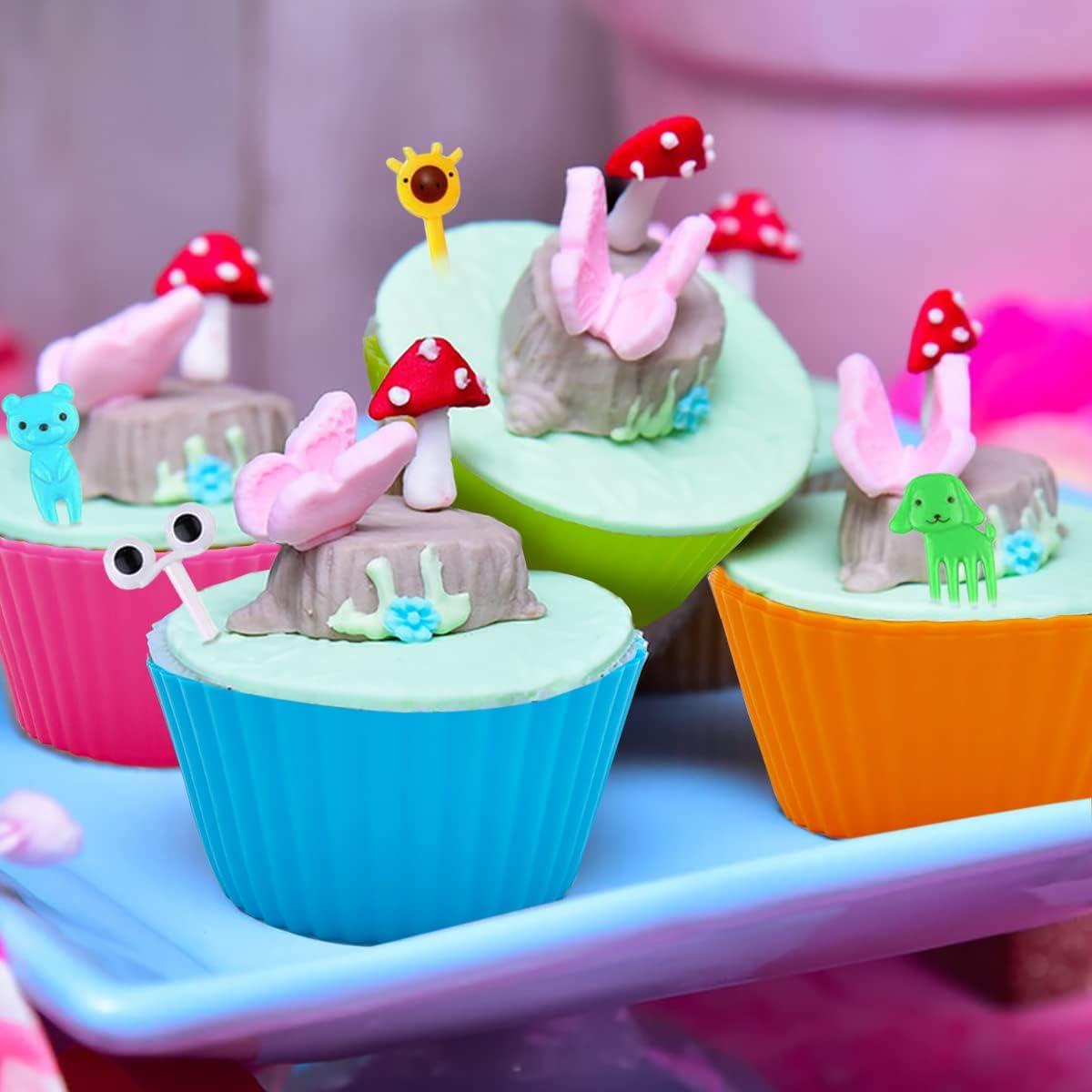 Kit de Accesorios para Bento Box DaKuan 52 Piezas - 12 Tazas Silicona y 40 Palillos