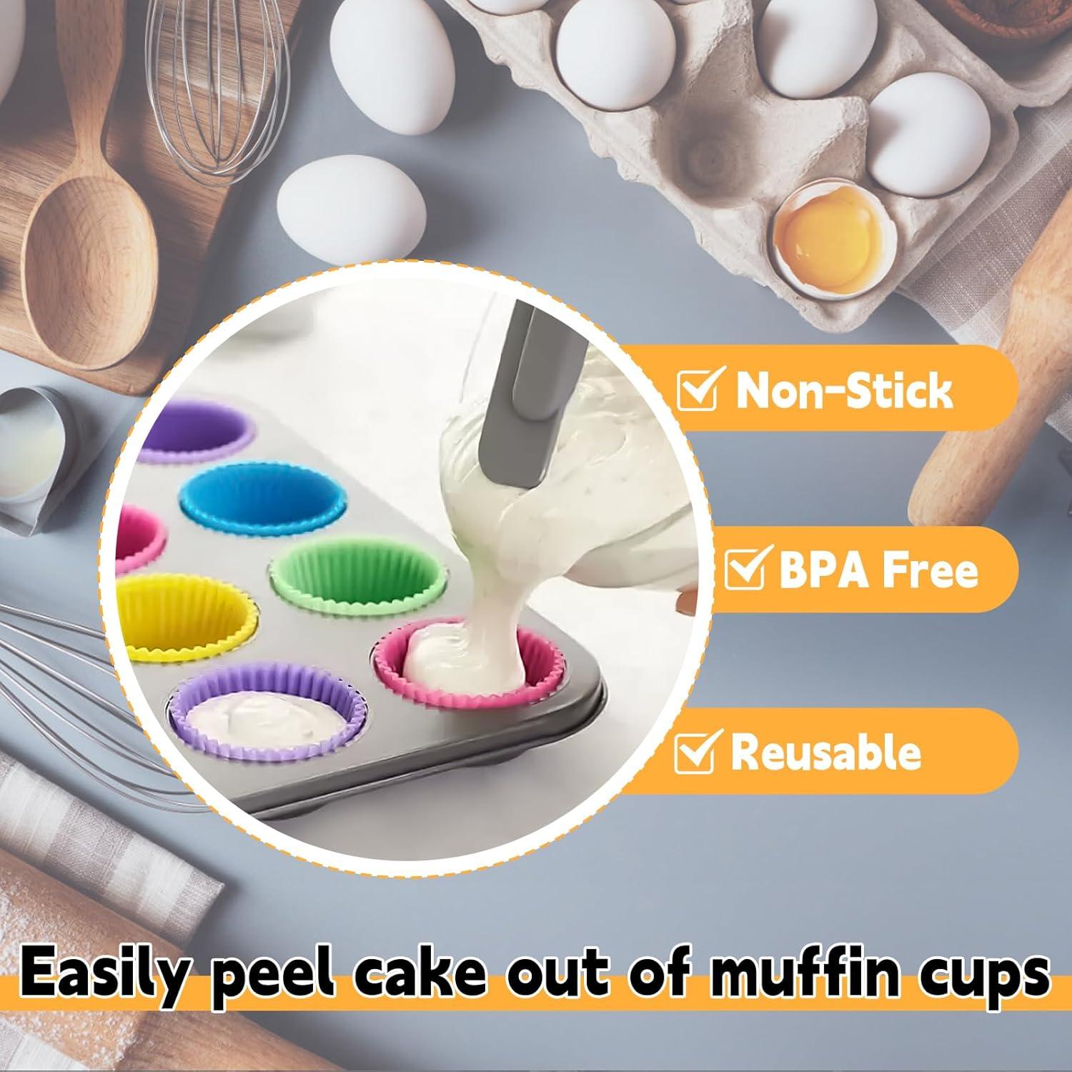 Molde para Muffin Unokit 12 Tazas Acero al Carbono Antiadherente