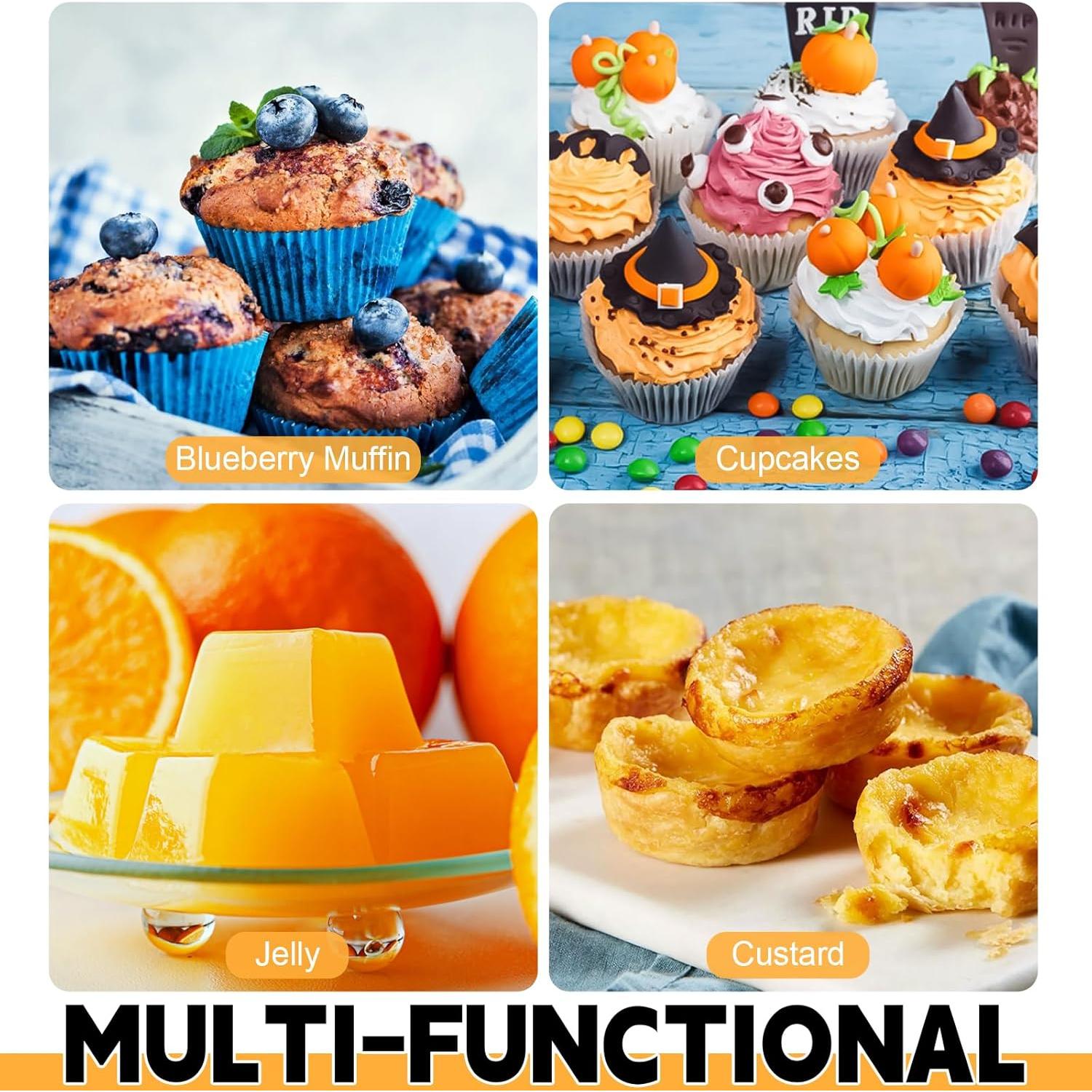 Molde para Muffin Unokit 12 Tazas Acero al Carbono Antiadherente