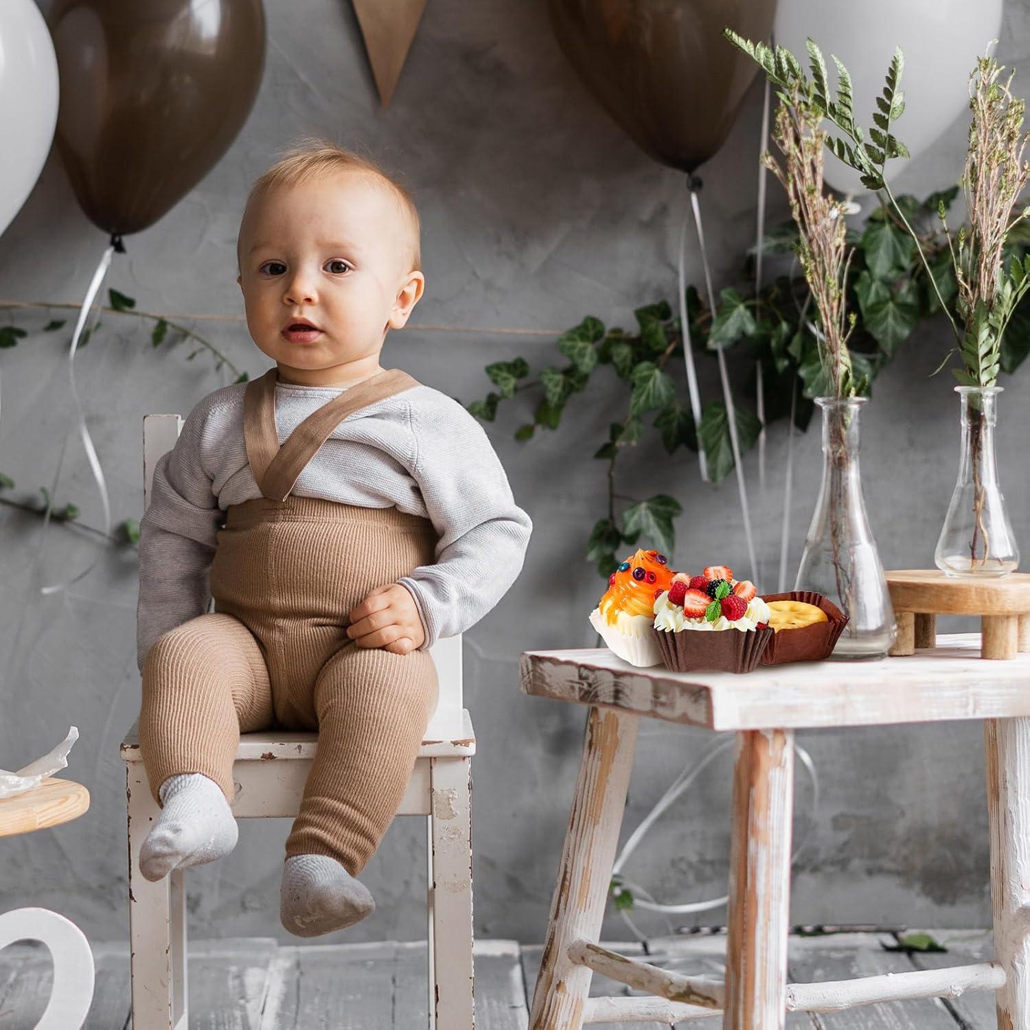 Forros de Cupcake Cuadrados Desechables Layhit - 900 Pcs