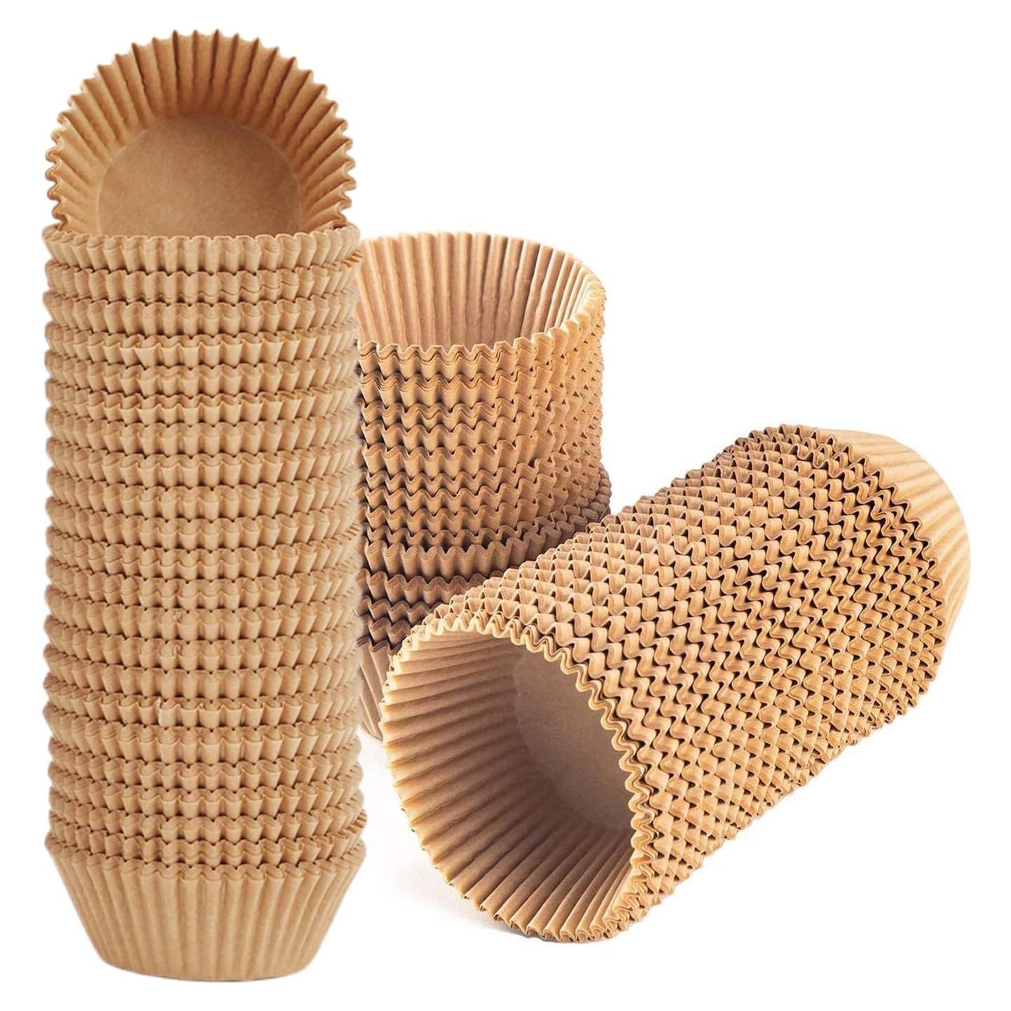 Forros para Mini Cupcakes Prefer Green - 500 Unidades Naturales