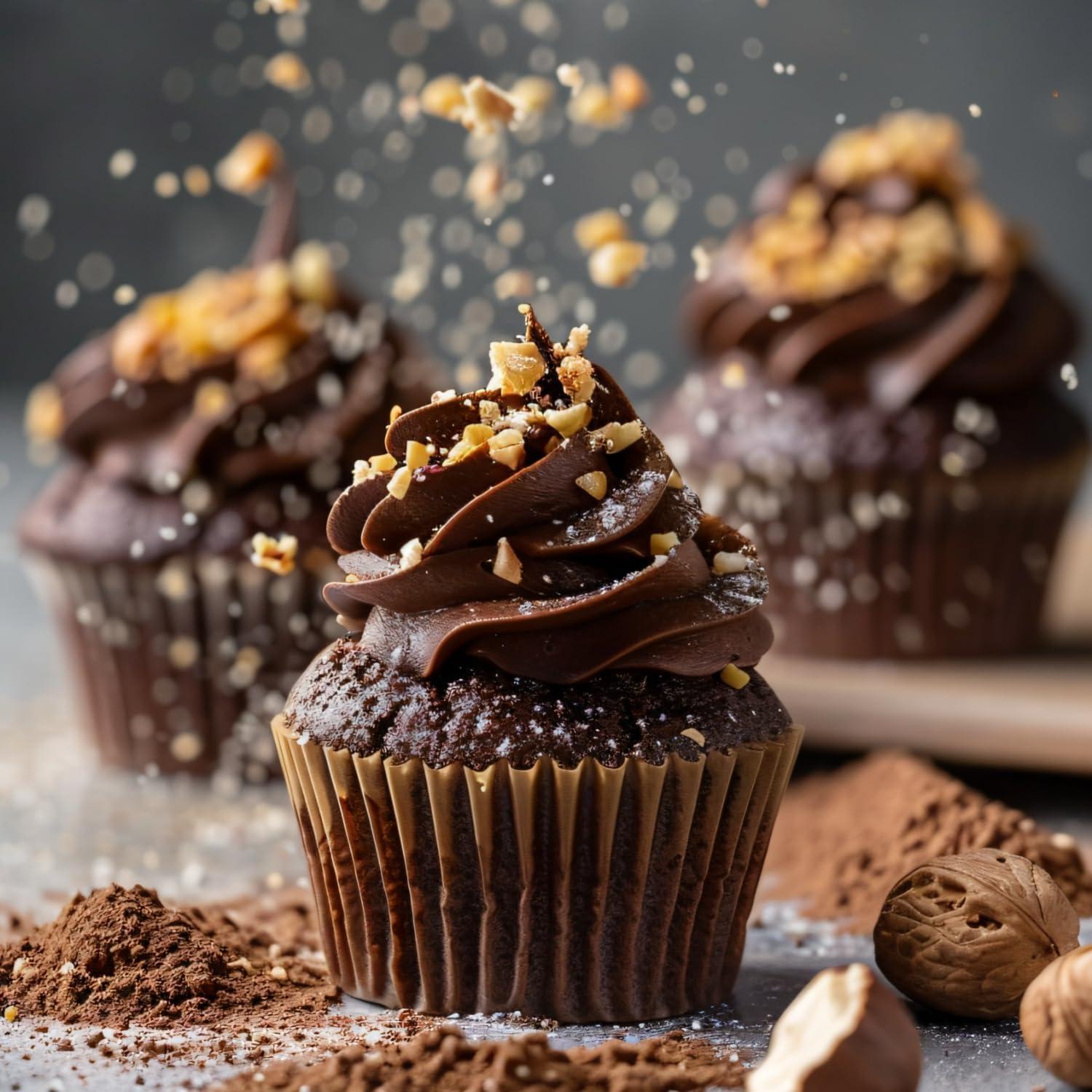 Forros para Mini Cupcakes Prefer Green - 500 Unidades Naturales