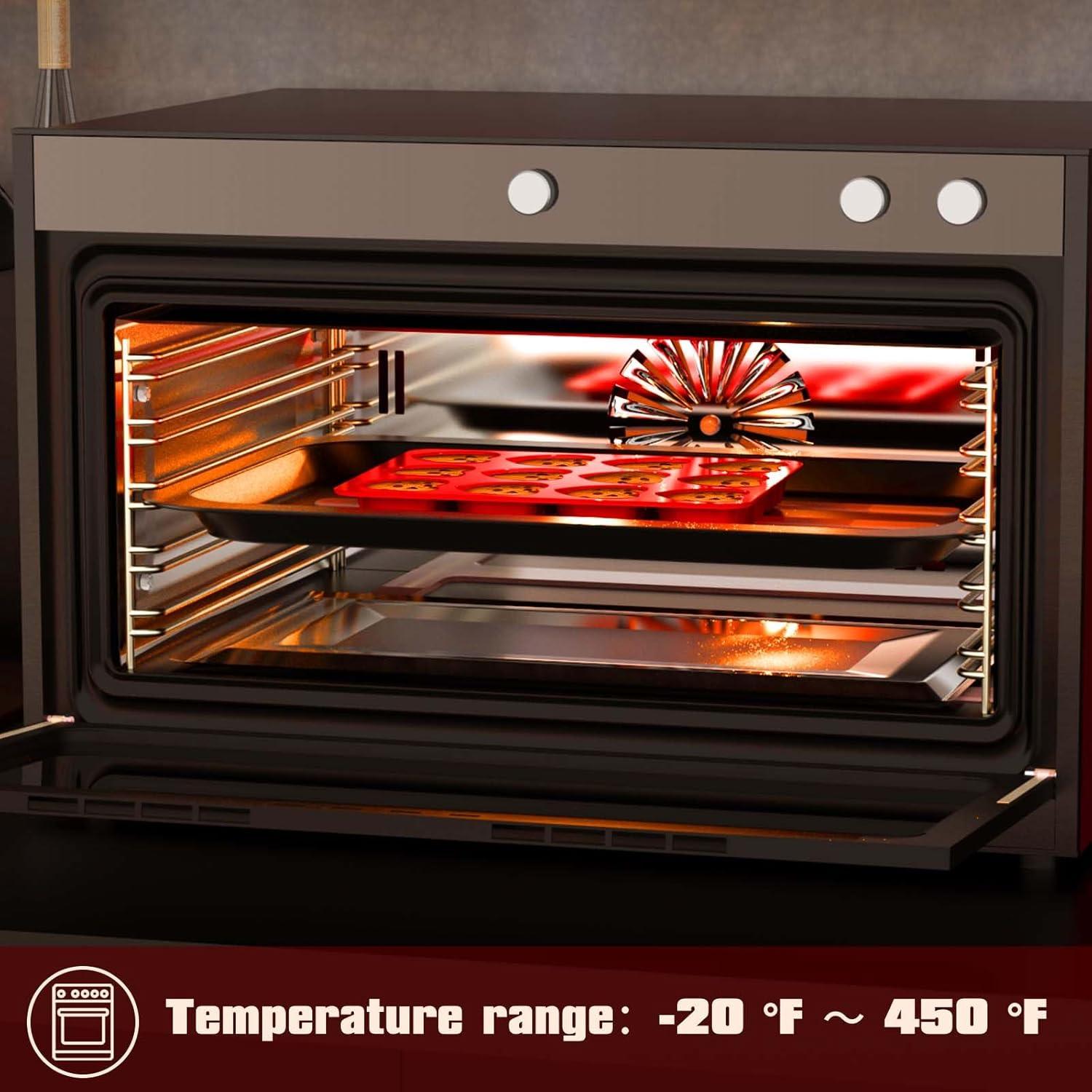 Molde de Silicona Antiadherente Corazón SILIVO 12 Tazas