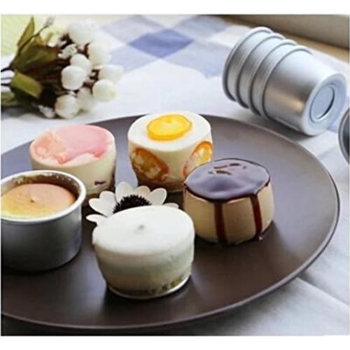 Set de 10 Moldes Redondos Mini de Aluminio Astra Gourmet