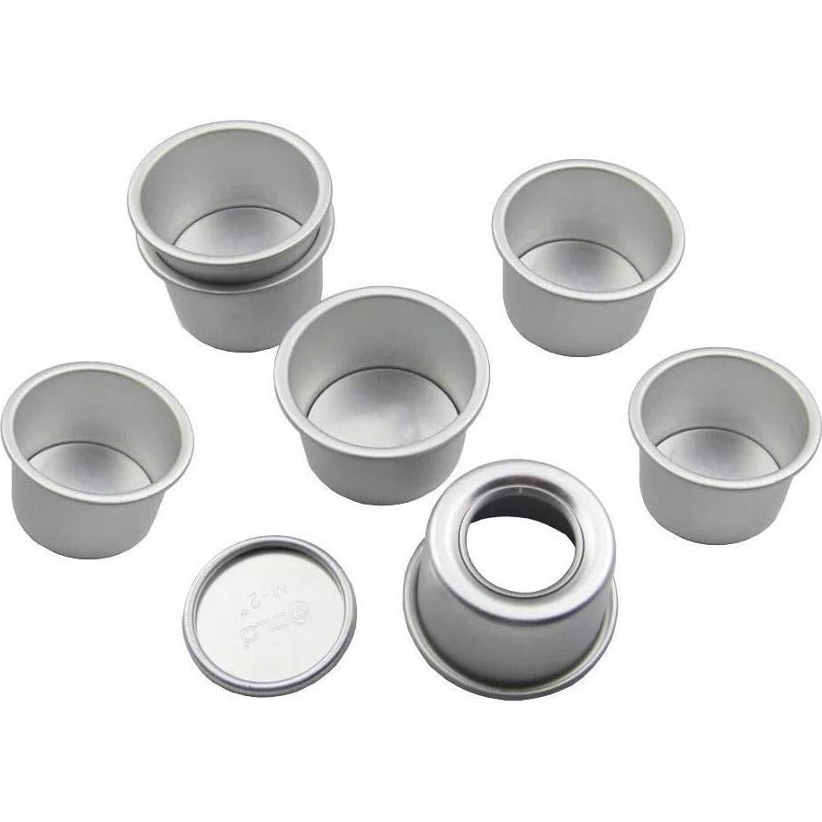 Set de 10 Moldes Redondos Mini de Aluminio Astra Gourmet