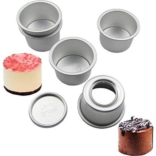 Set de 10 Moldes Redondos Mini de Aluminio Astra Gourmet