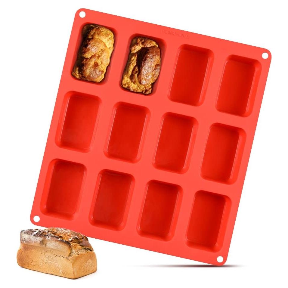 Molde Mini de Silicona CAKETIME 12 Cavidades Antiadherente