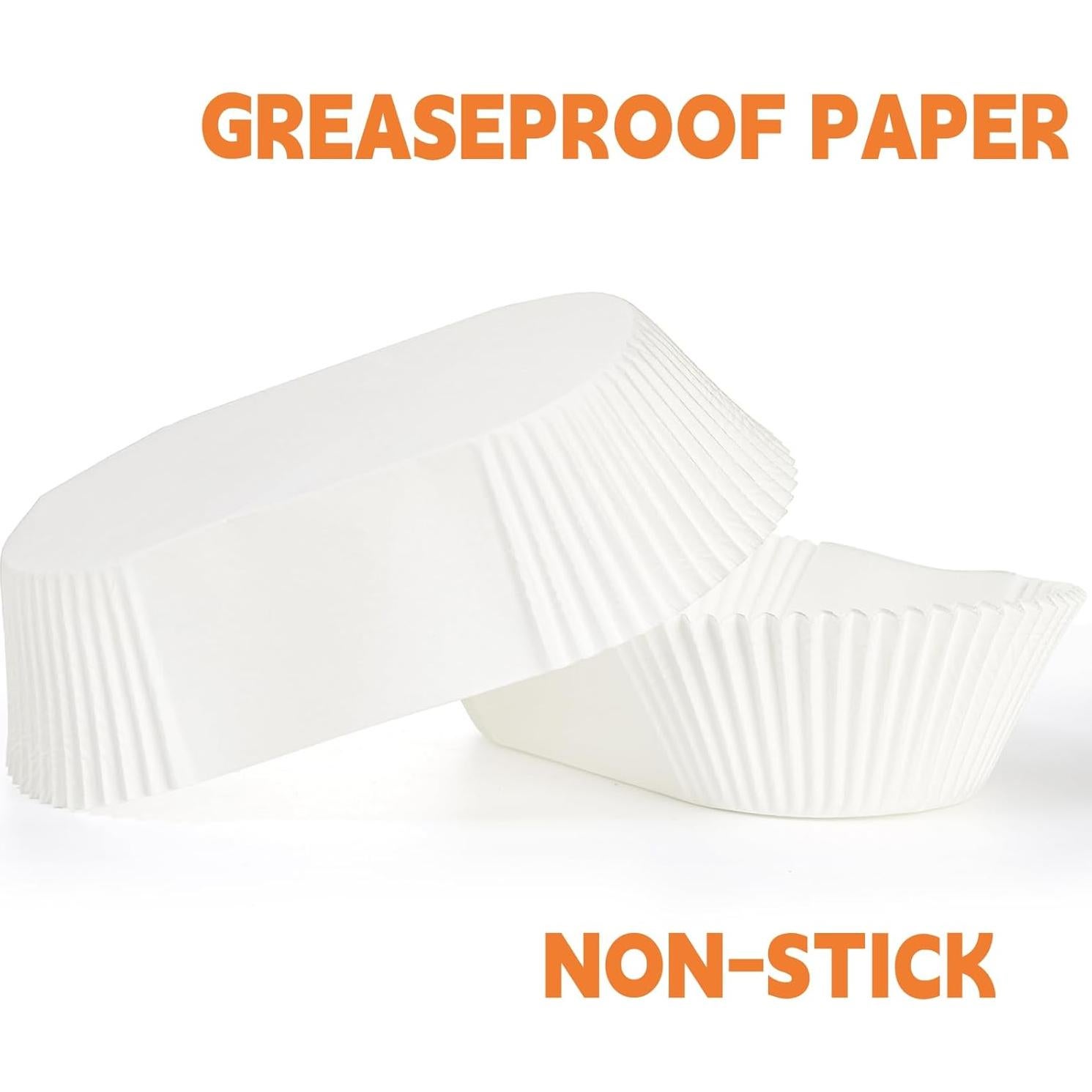 Forros Desechables para Hornear Pan LEGUMMY 50 Piezas 22.86x11.43 cm