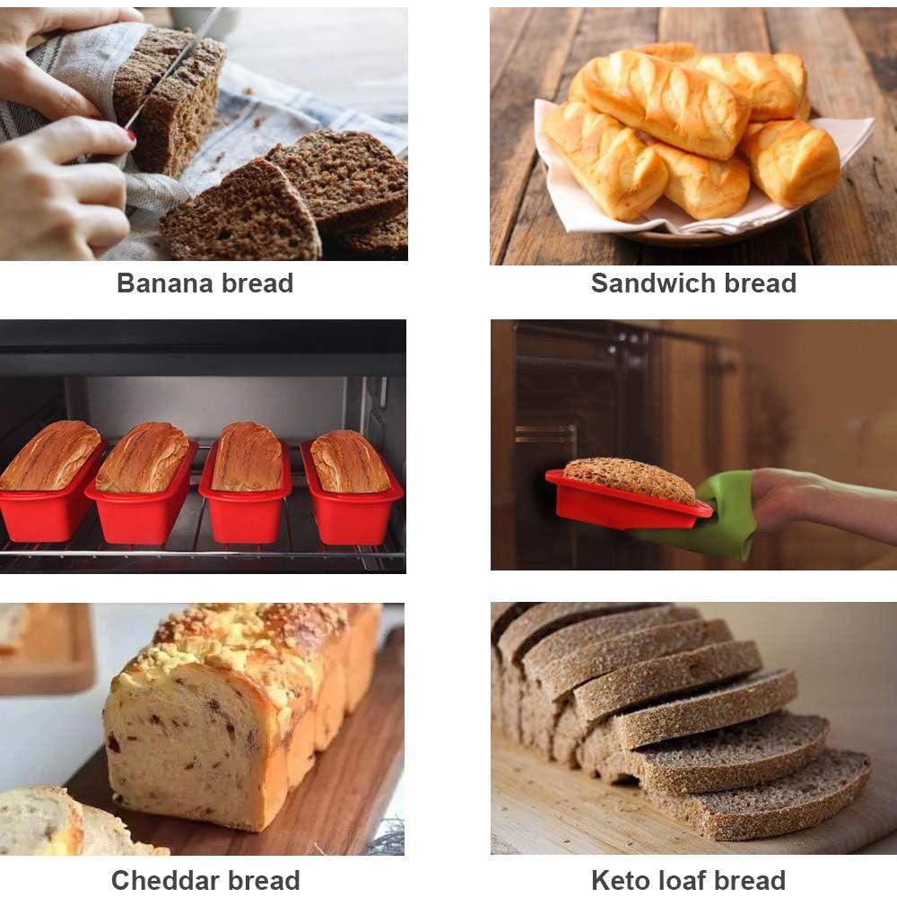 Molde para Pan Mini SILIVO de Silicona Antiadherente 14.5x6.4 cm