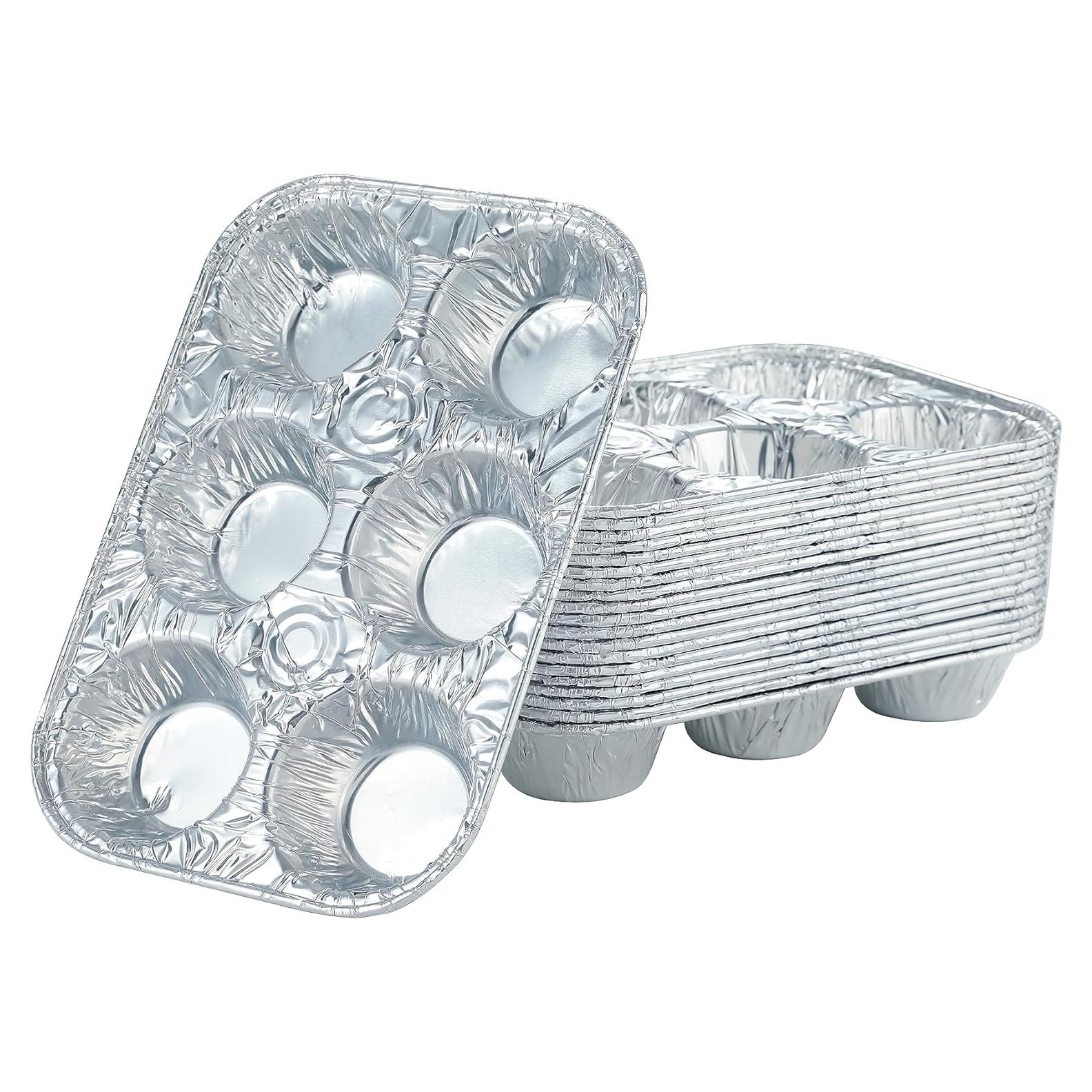 Molde para Muffin 10 Pack Waytiffer 6 Tazas Aluminio