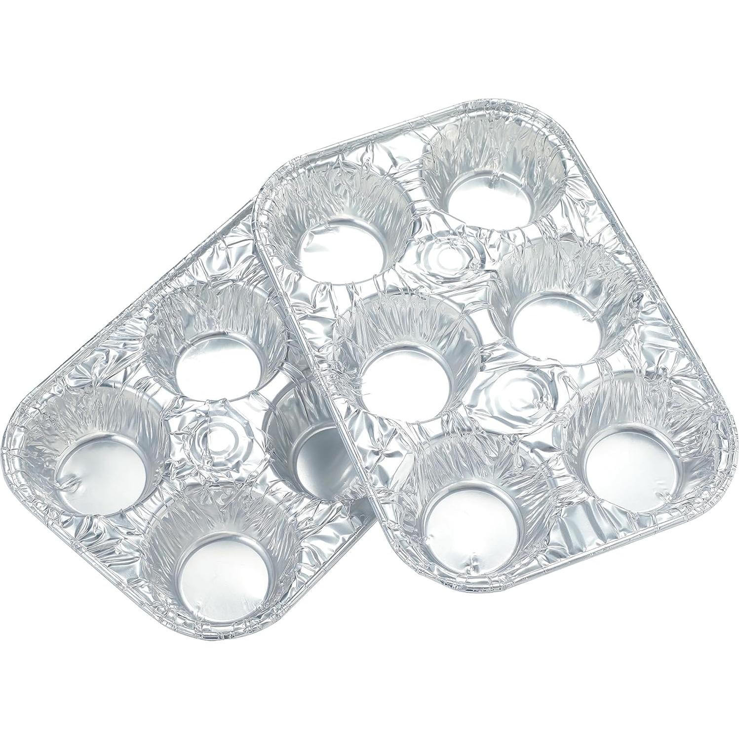 Molde para Muffin 10 Pack Waytiffer 6 Tazas Aluminio