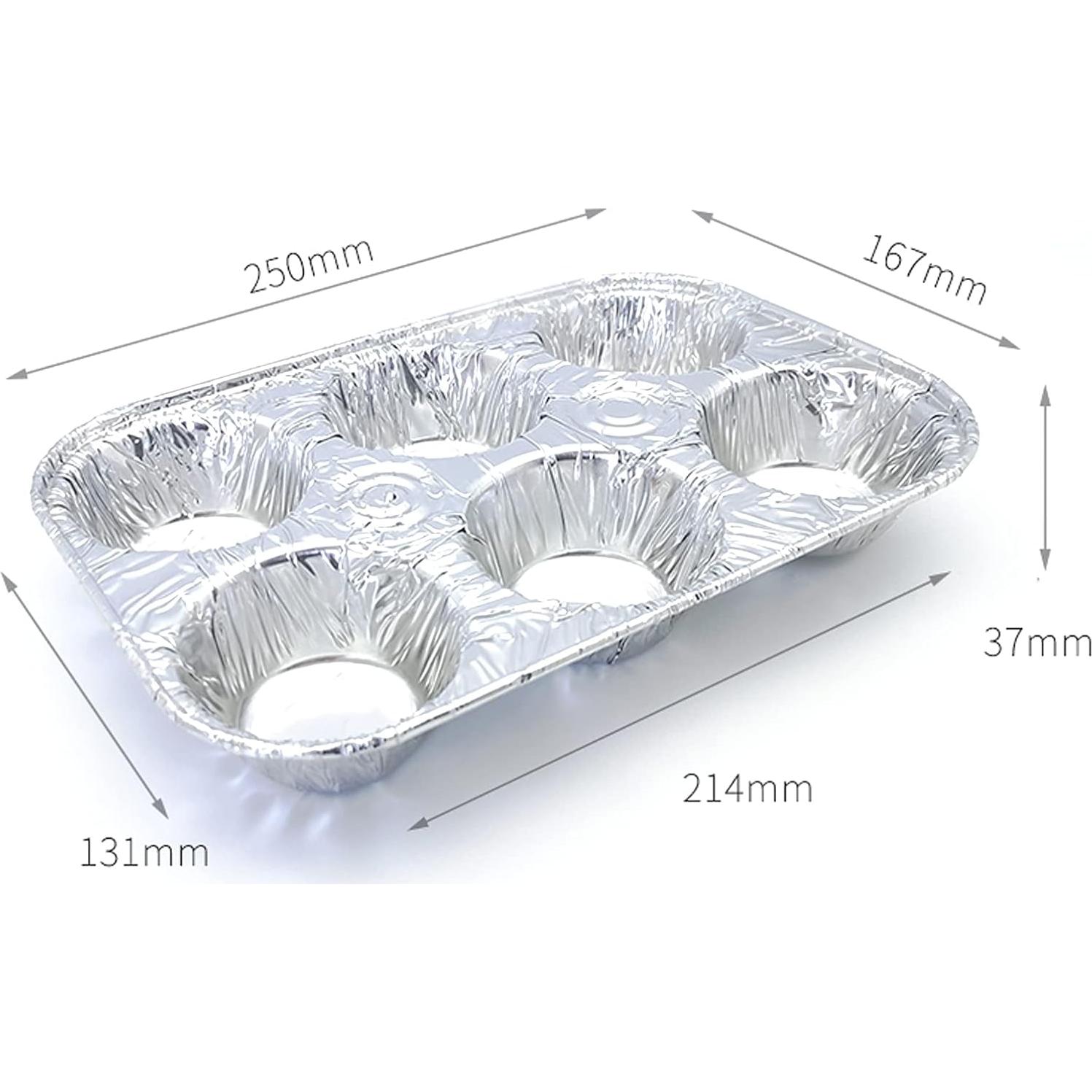 Molde para Muffin 10 Pack Waytiffer 6 Tazas Aluminio