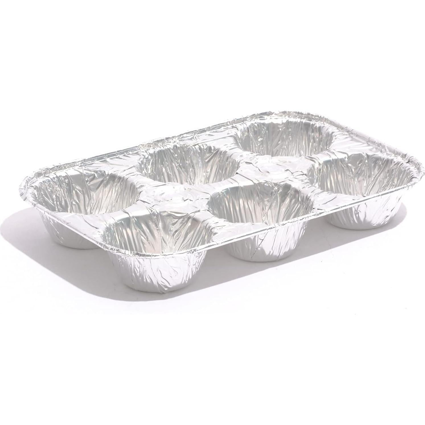 Molde para Muffin 10 Pack Waytiffer 6 Tazas Aluminio