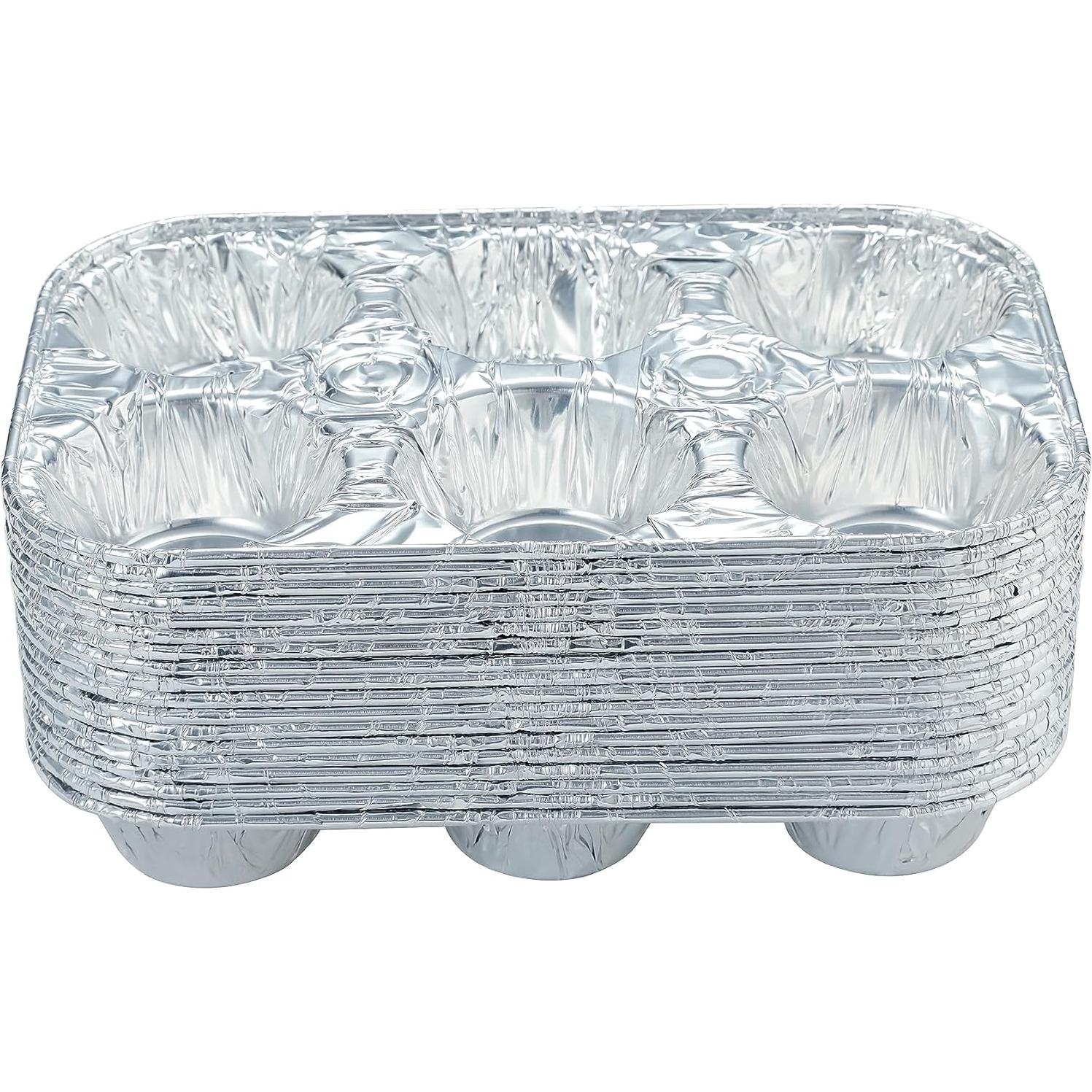 Molde para Muffin 10 Pack Waytiffer 6 Tazas Aluminio