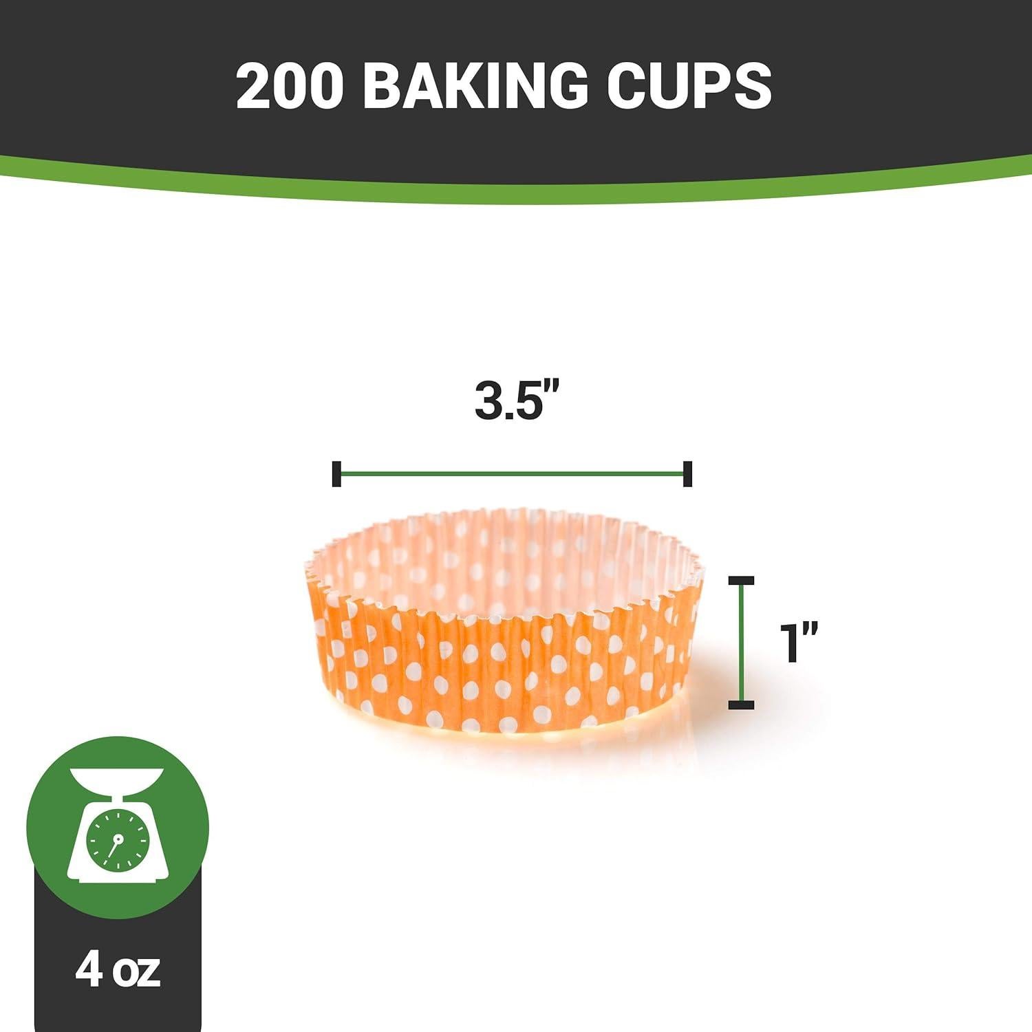 Moldes para Hornear Desechables Restaurantware 4 Onzas Naranjas