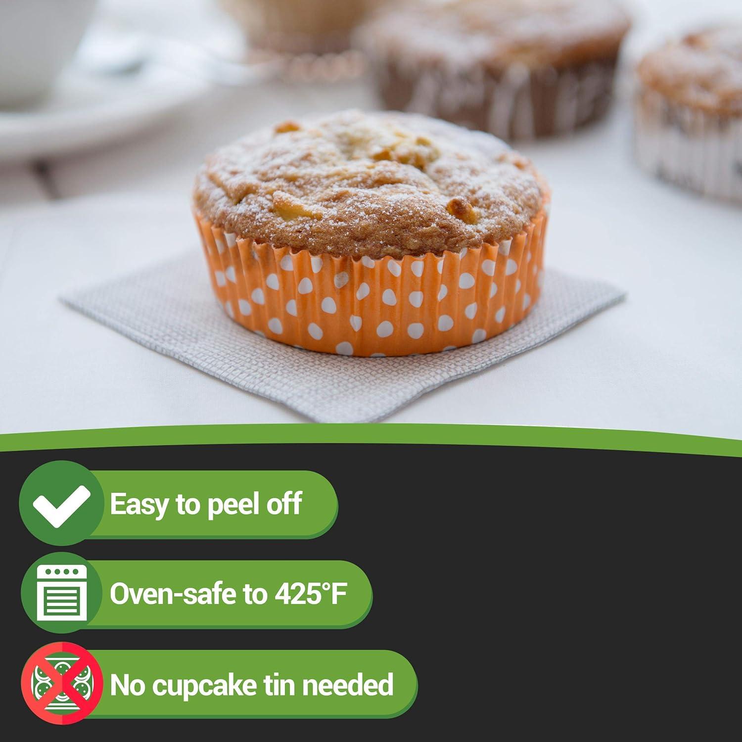 Moldes para Hornear Desechables Restaurantware 4 Onzas Naranjas