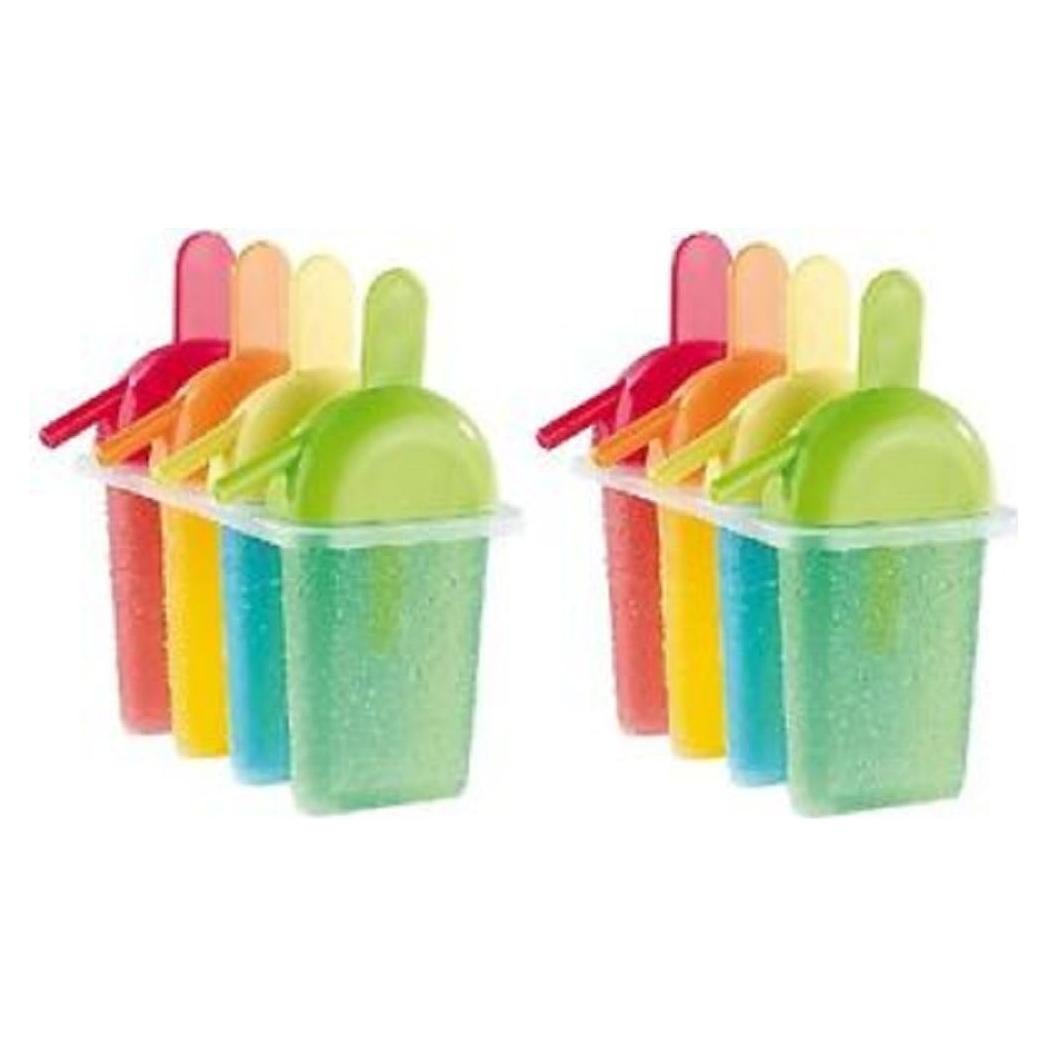 Juego de 8 Moldes para Paletas de Hielo AMBSS SYS - Libre de BPA