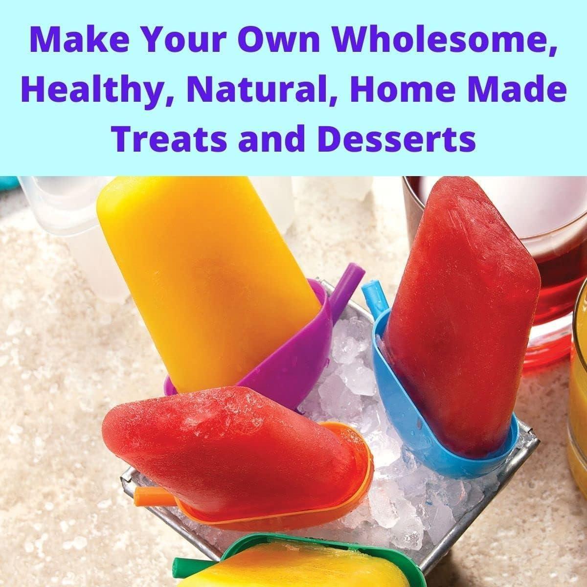 Juego de 8 Moldes para Paletas de Hielo AMBSS SYS - Libre de BPA