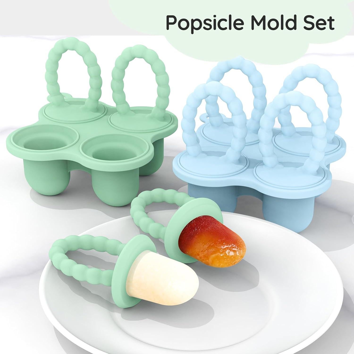 Molde de Helado para Bebés btrfe Verde - Silicona 100% Apta