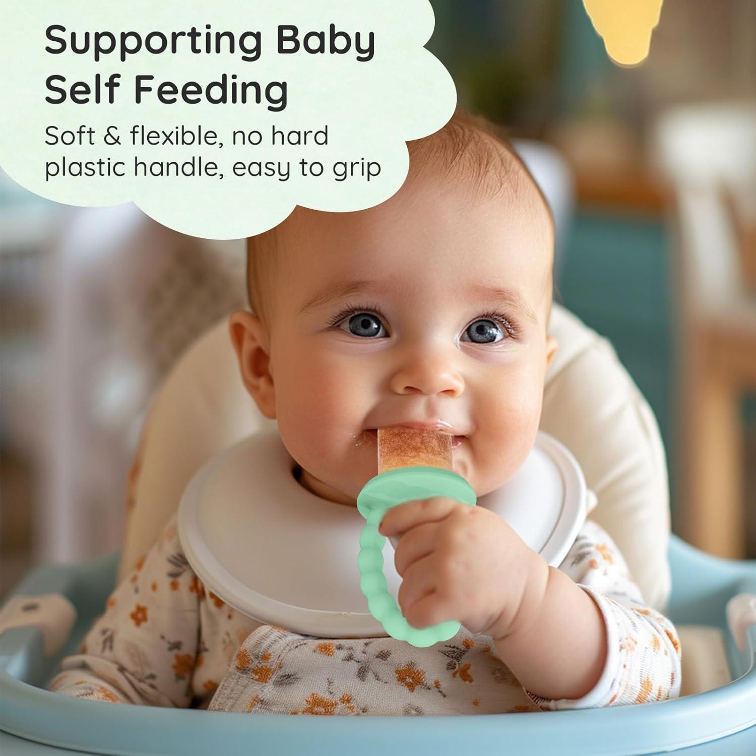 Molde de Helado para Bebés btrfe Verde - Silicona 100% Apta